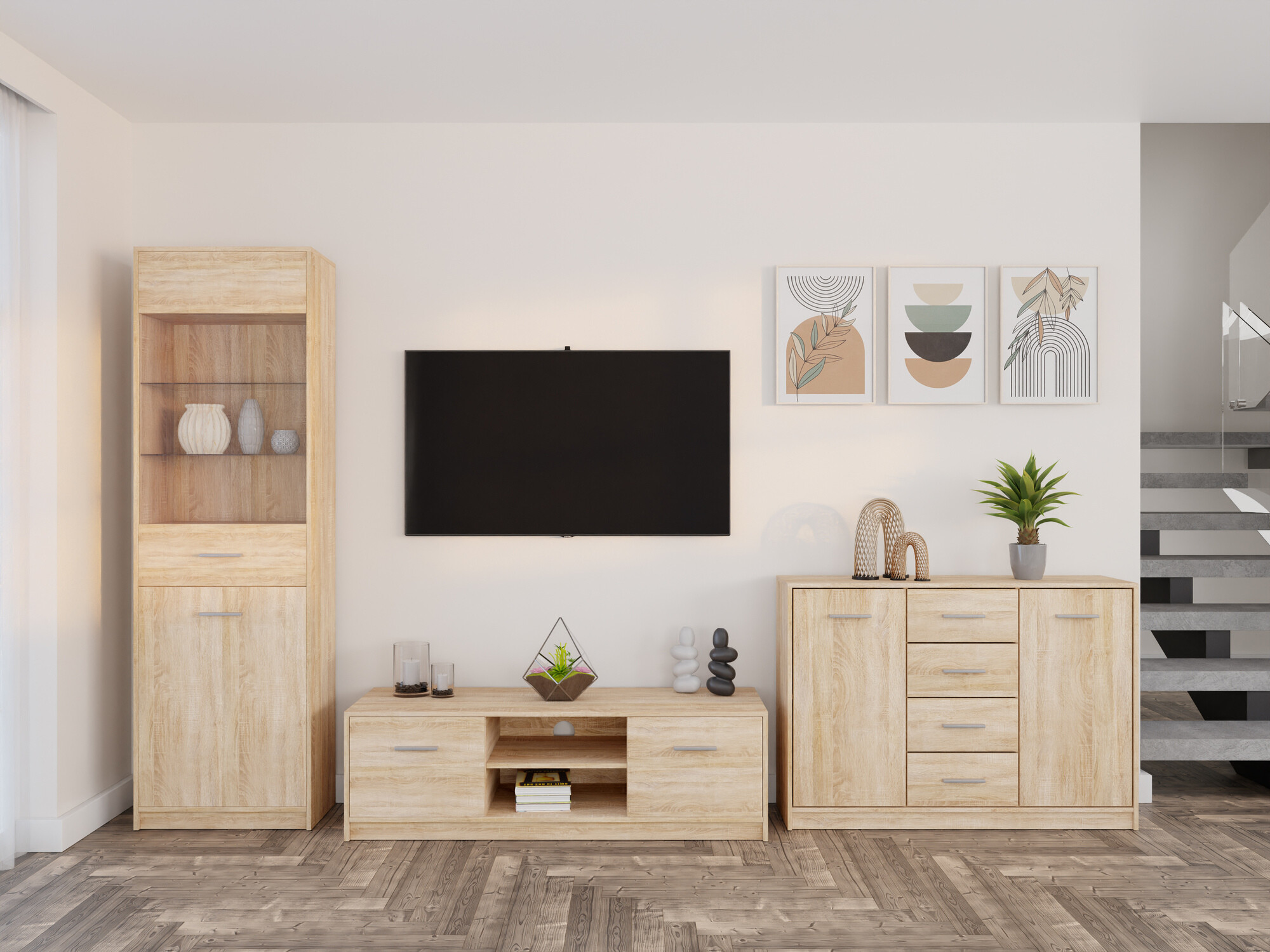 Set de living Novsore 162 (Stejar Sonoma)