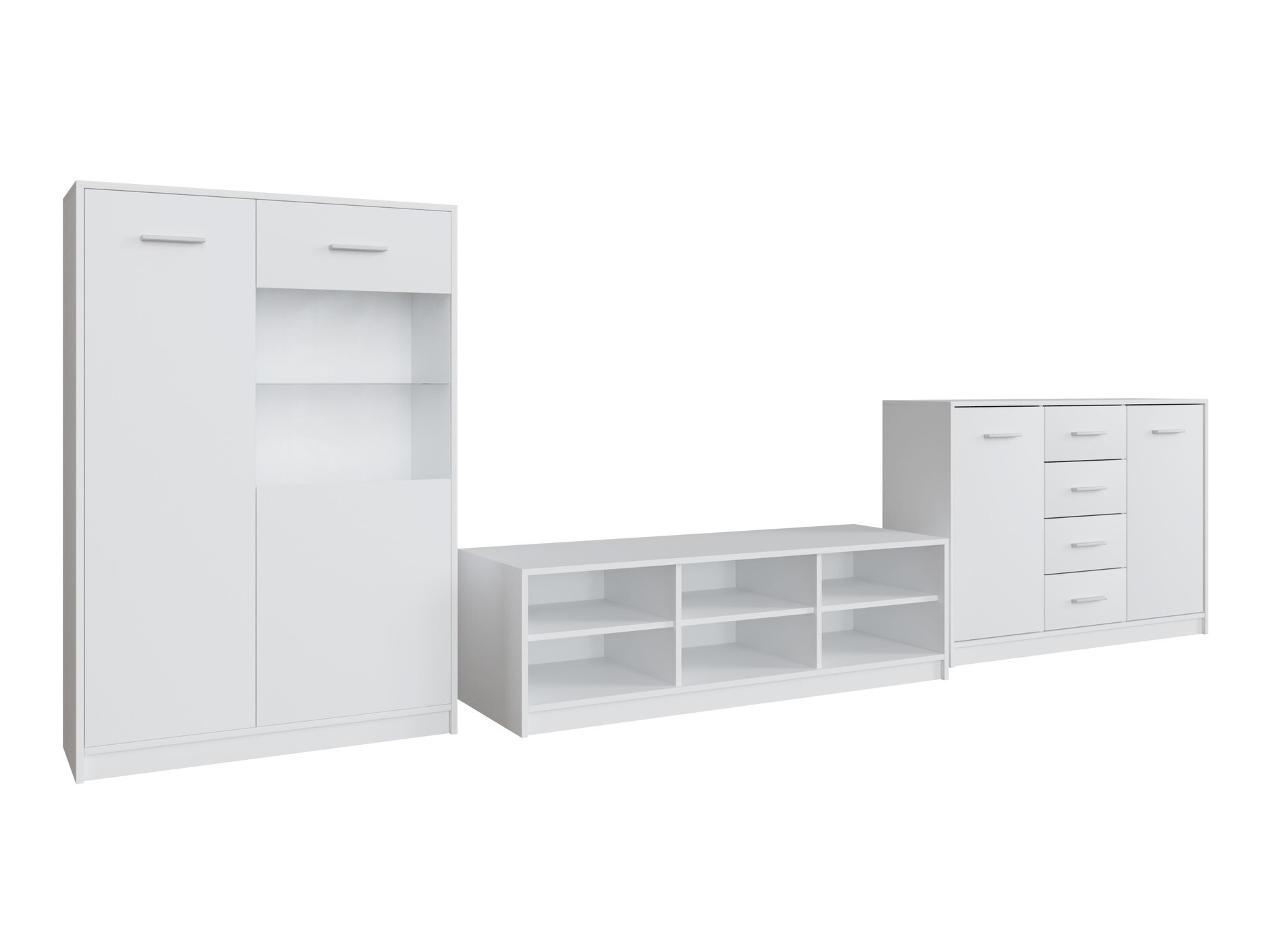 Set de living Novsore 165 (Alb)