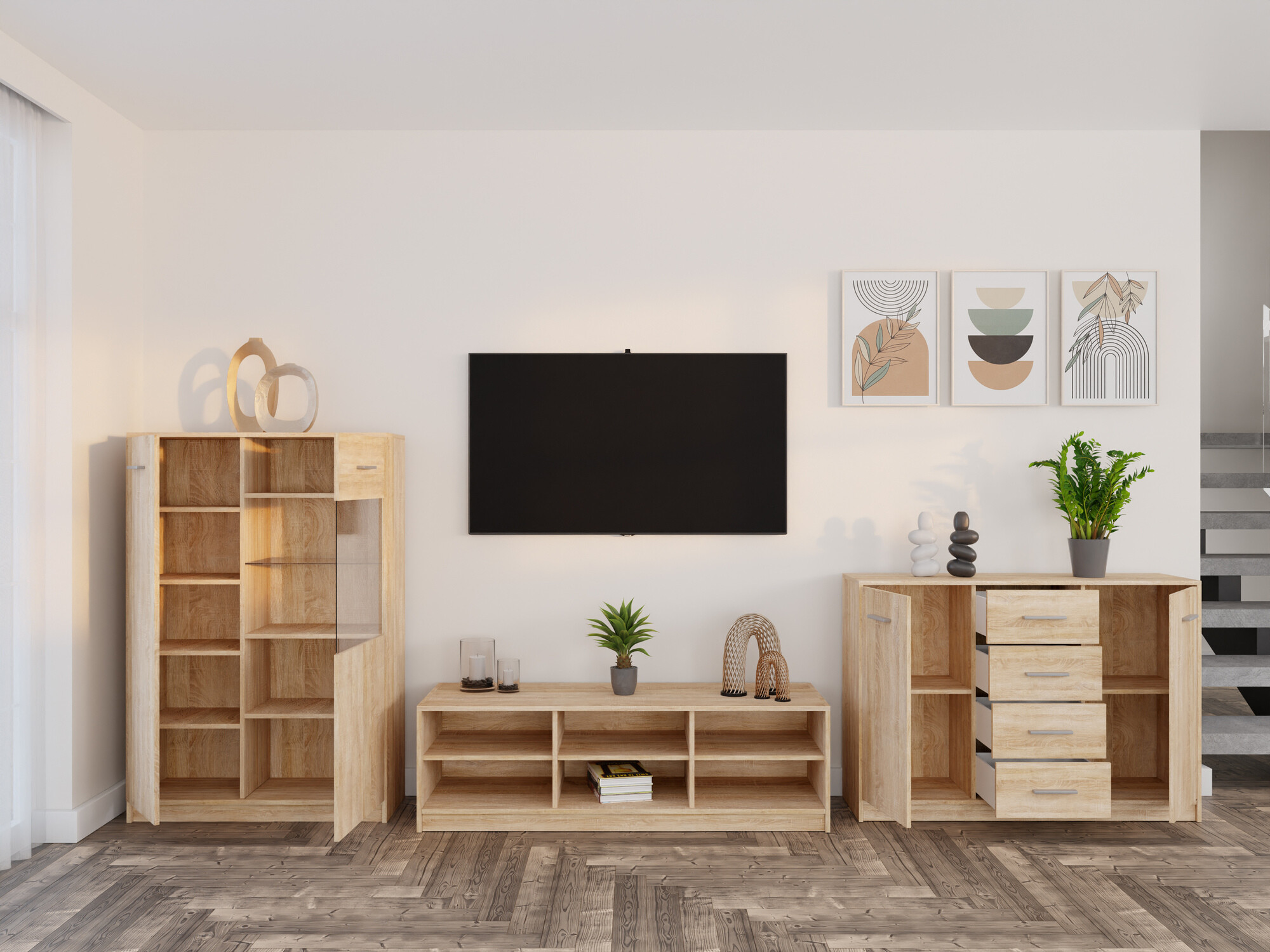 Set de living Novsore 165 (Stejar Sonoma)