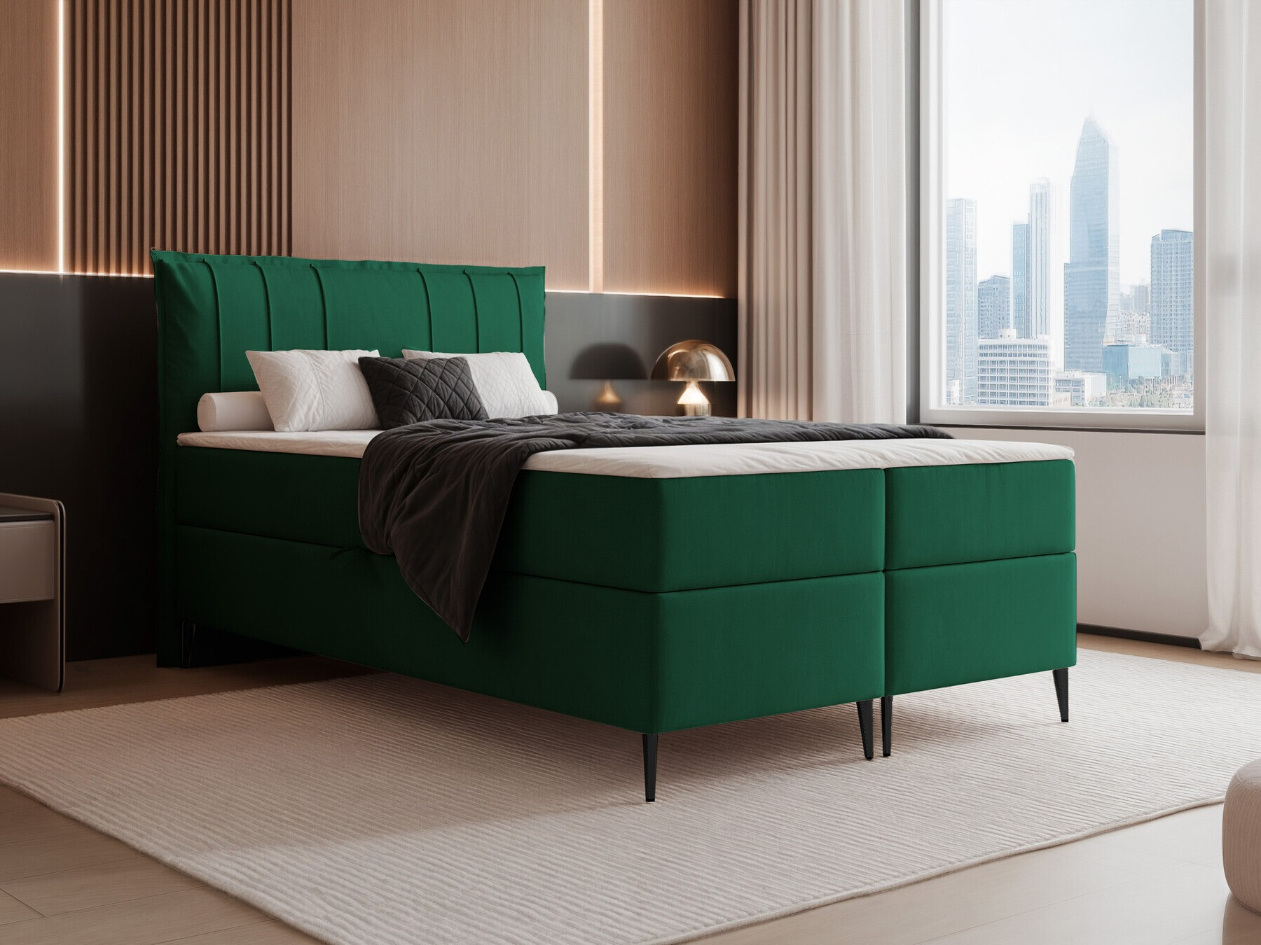 Pat boxspring Martinez 105 (Magic Velvet 2225)