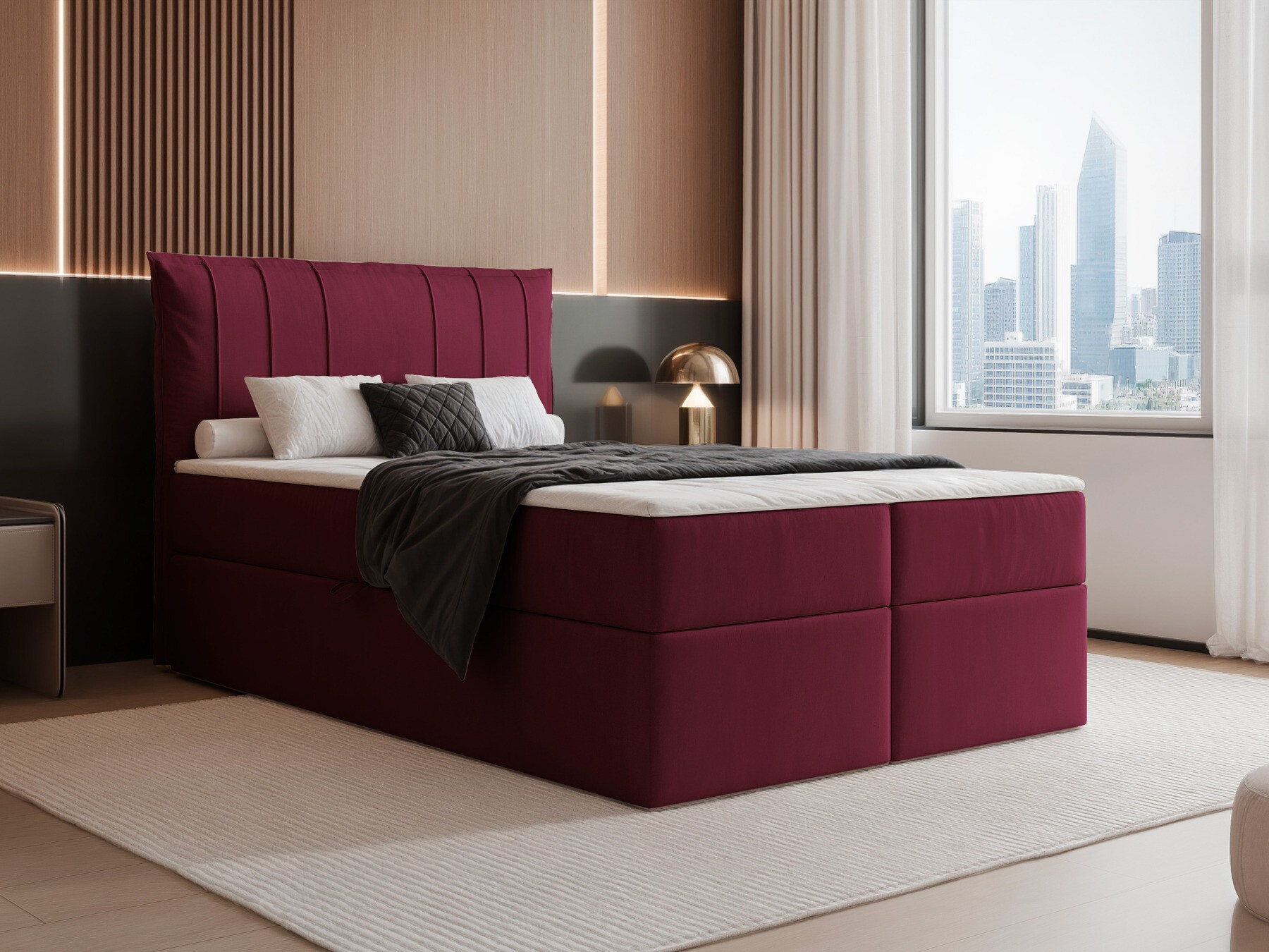 Pat boxspring Martinez 107 (Magic Velvet 2229)