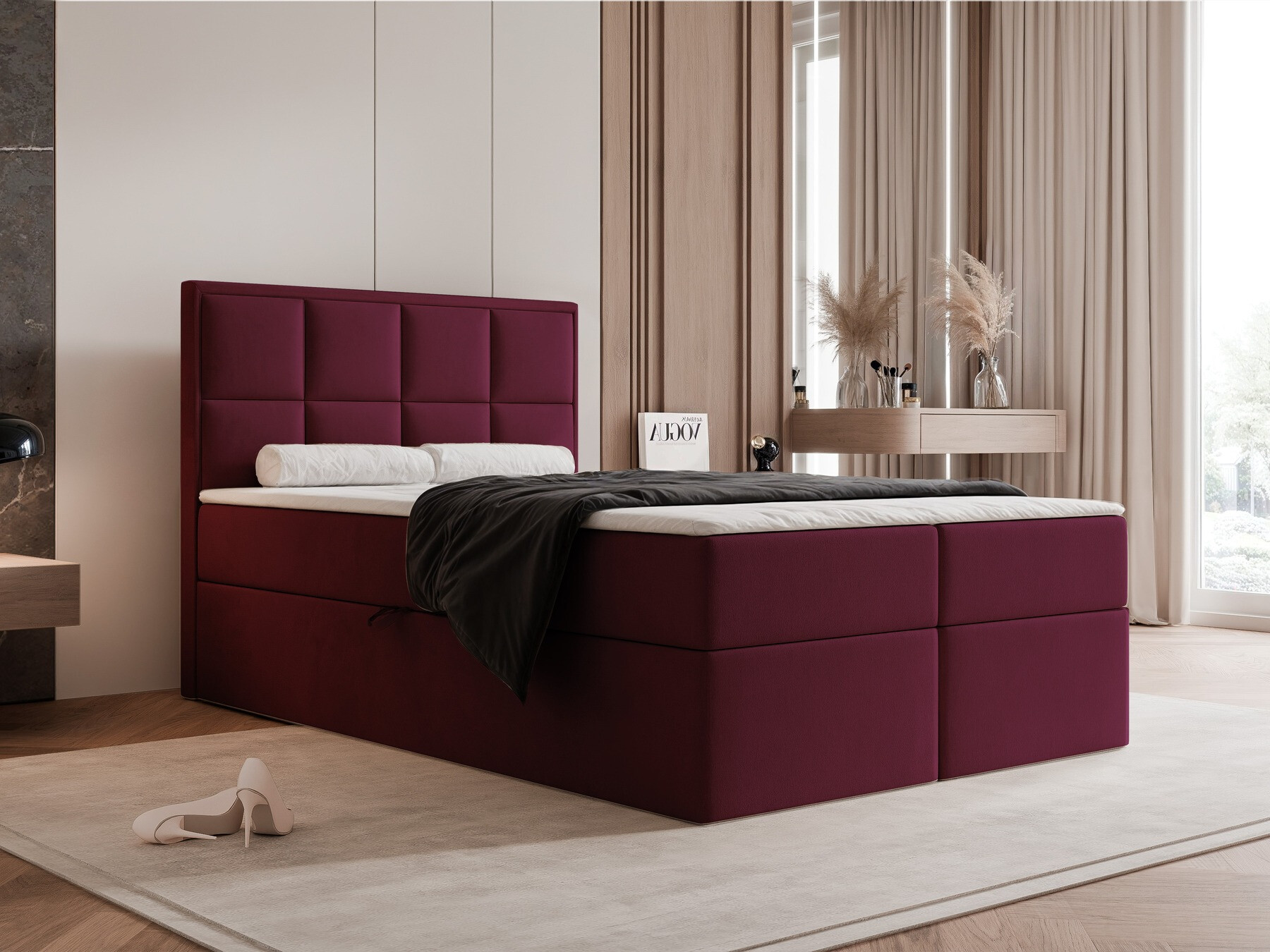 Pat boxspring Martinez 115 (Magic Velvet 2229)
