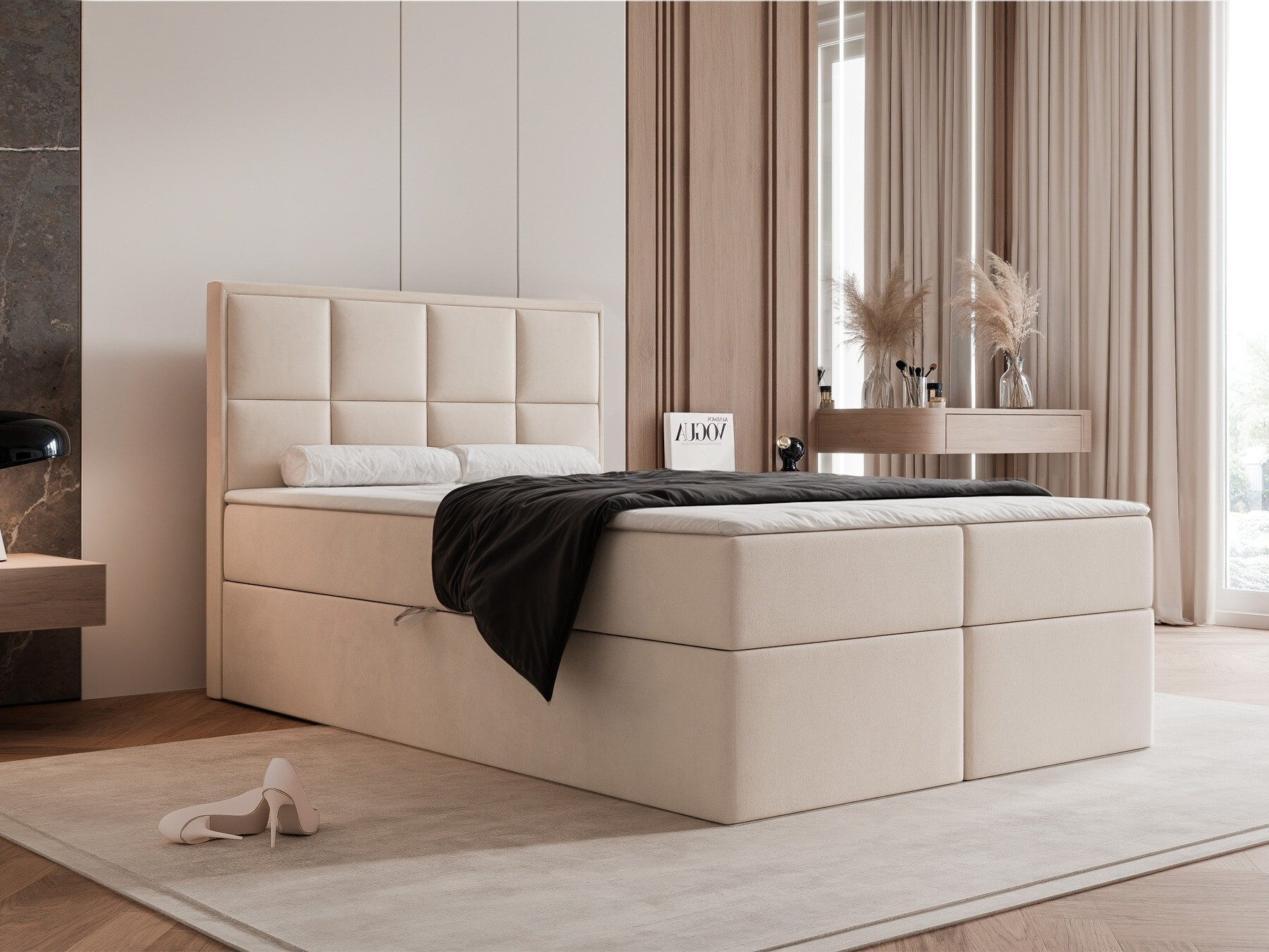Pat boxspring Martinez 115 (Magic Velvet 2256)
