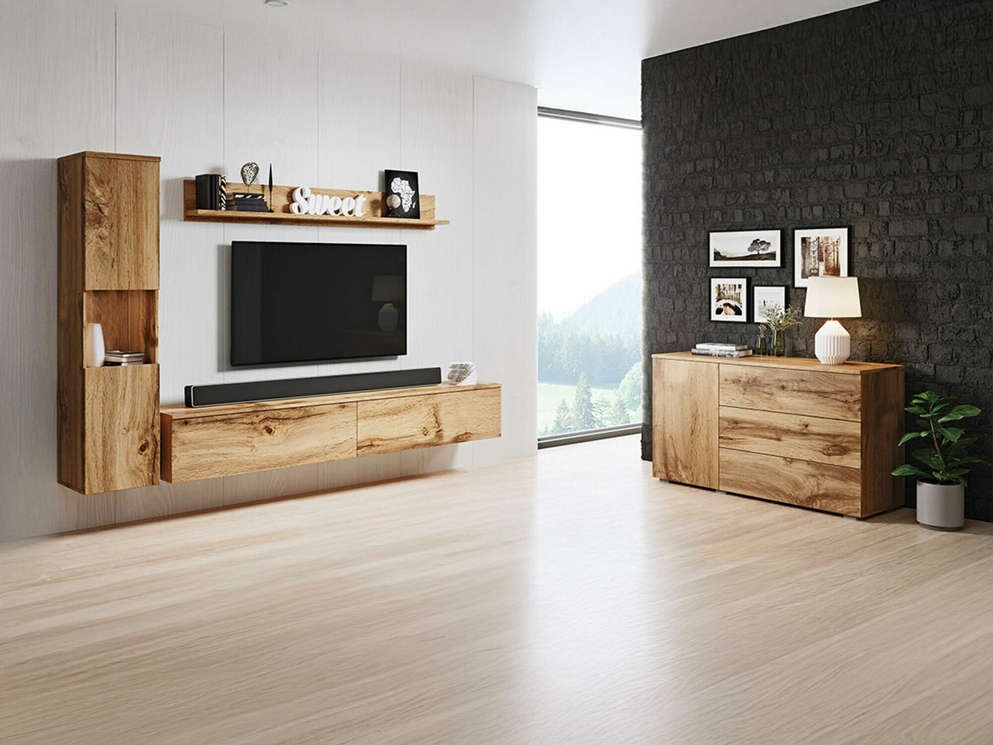 Set de living Sarasota 132 (Stejar Wotan)