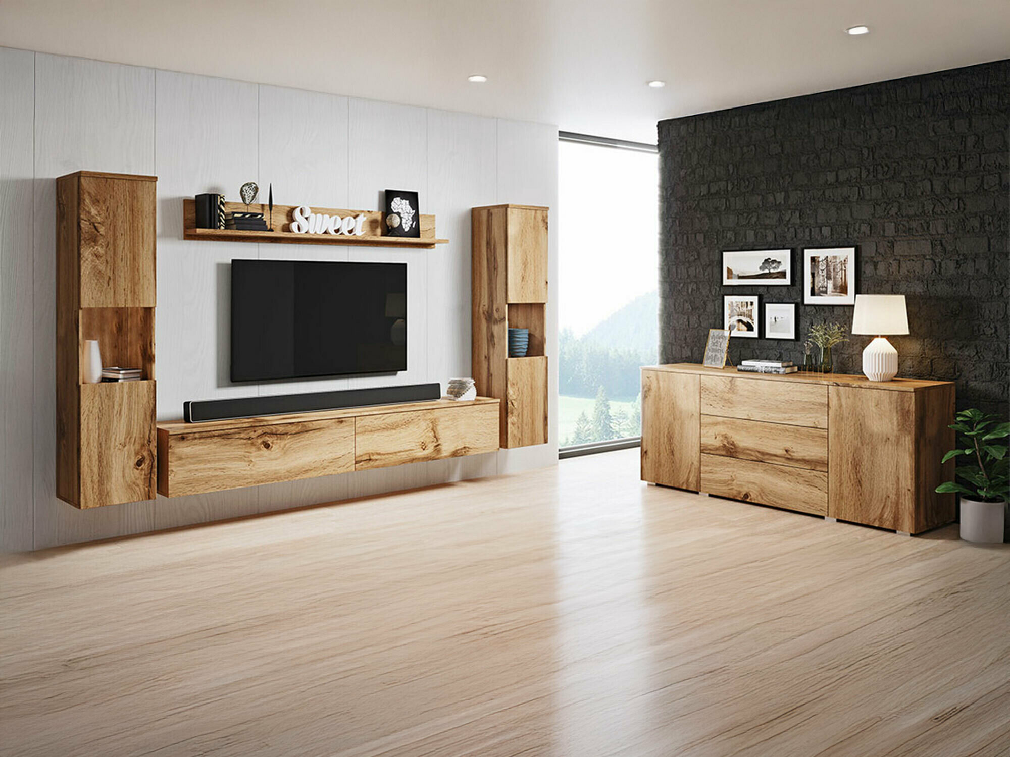Set de living Sarasota 133 (Stejar Wotan)