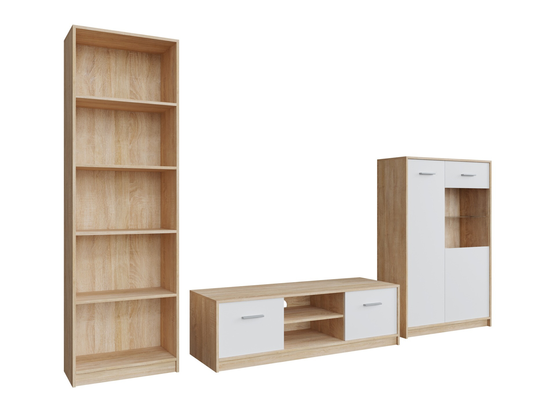 Set camera de zi Novsore 164 (Stejar Sonoma + Alb)