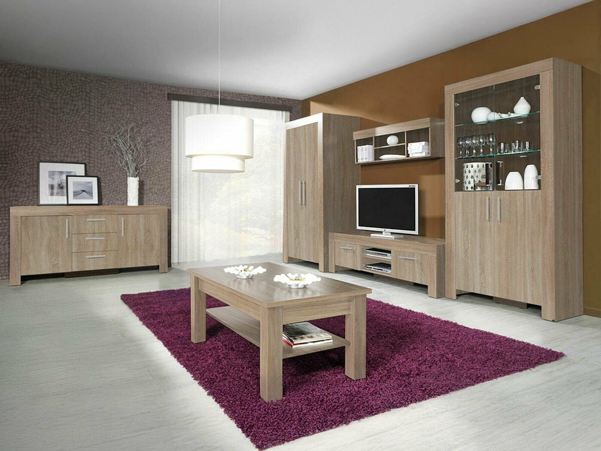 Set de living Melfeli 126 (Stejar Sonoma)