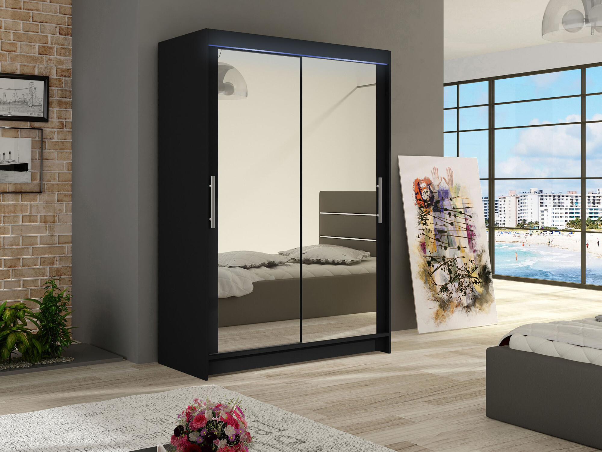 Dulap Closico Pacron VII (Negru)