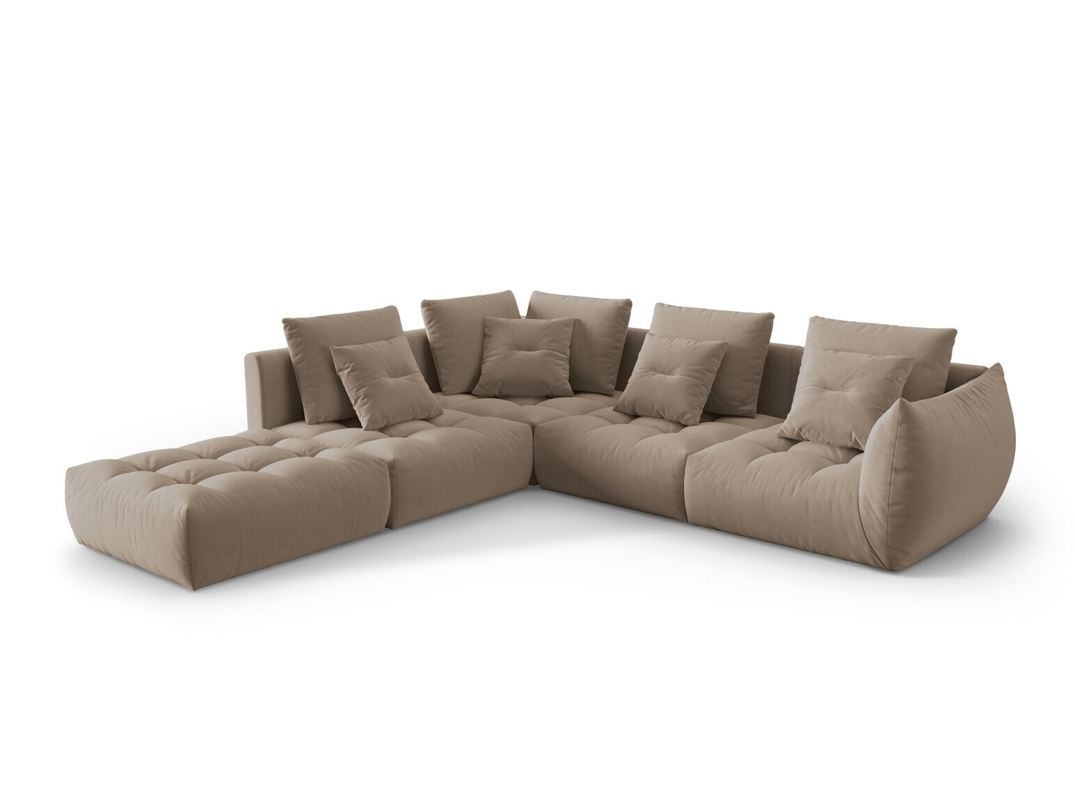 Colțar modular Benorli 104 (Casino Taupe)