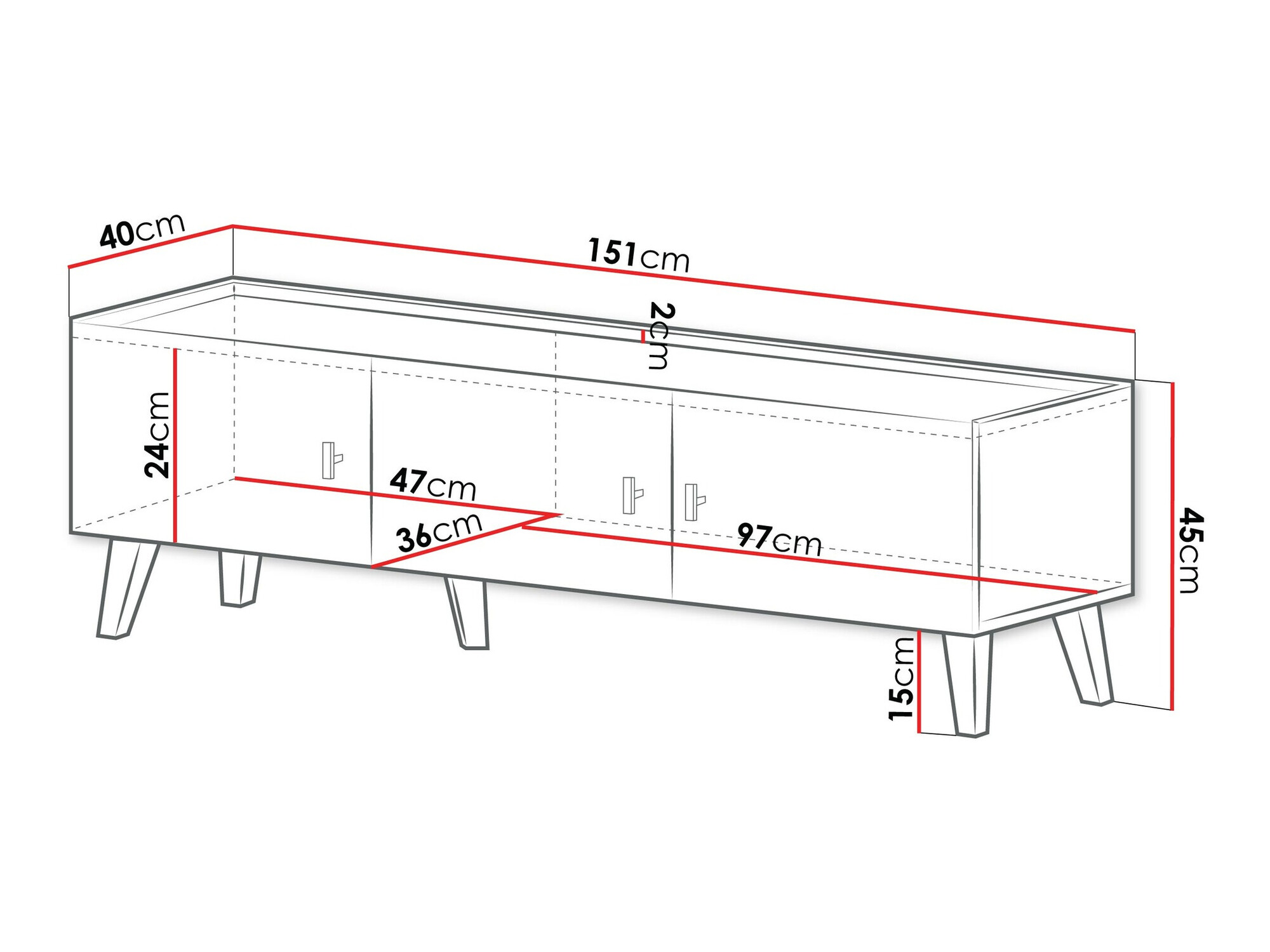 Comodă TV Comfivo Avimelo 106
