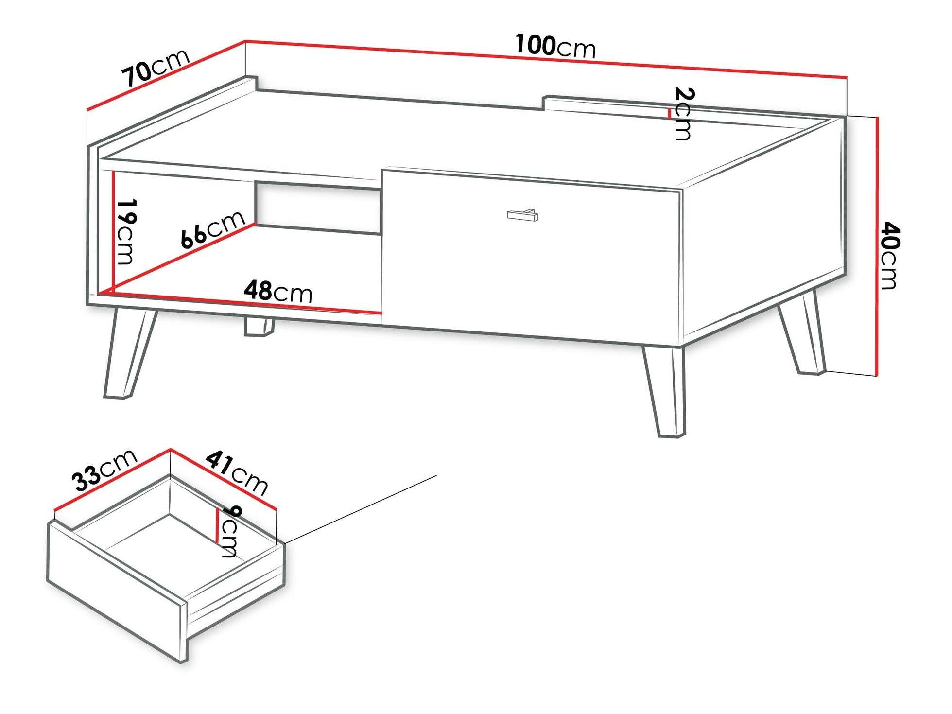 Măsuță de cafea Comfivo Hedera