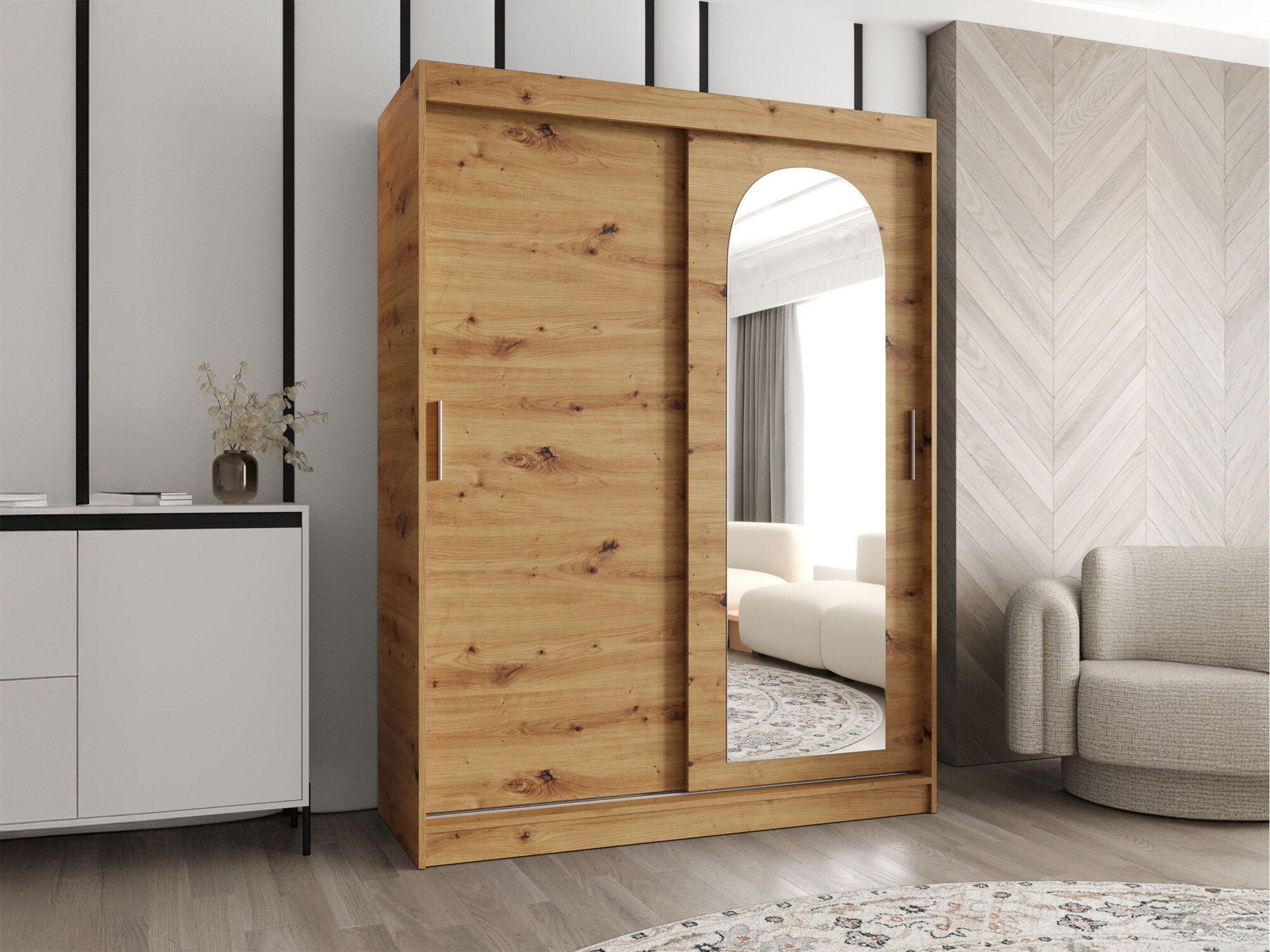 Dulap Hartford 502 (Stejar artizan)