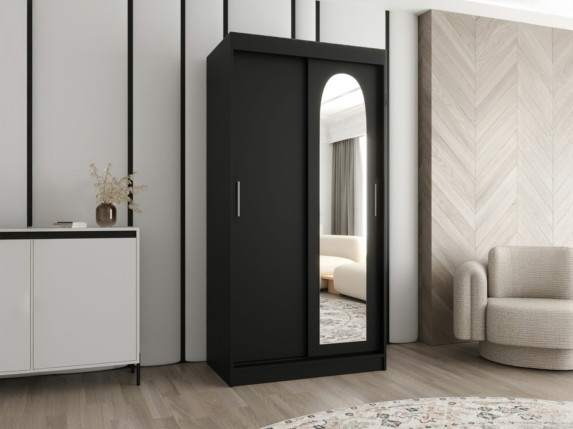 Dulap Hartford 505 (Negru)