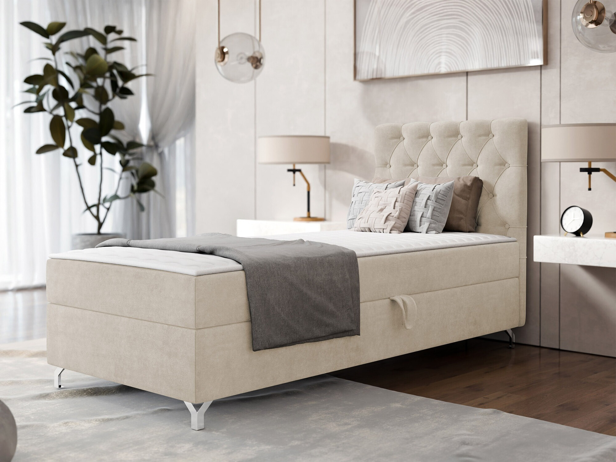 Pat boxspring Memphis 142 (Manila 02)