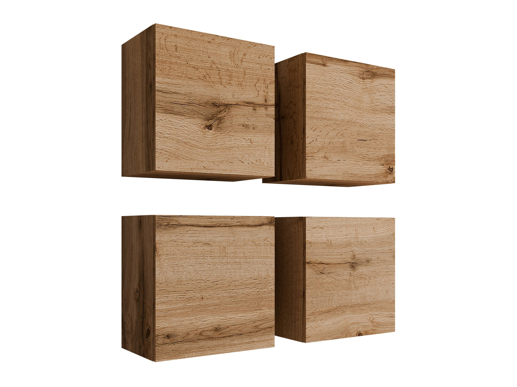 Set de dulapuri Vilrin (Stejar Wotan)