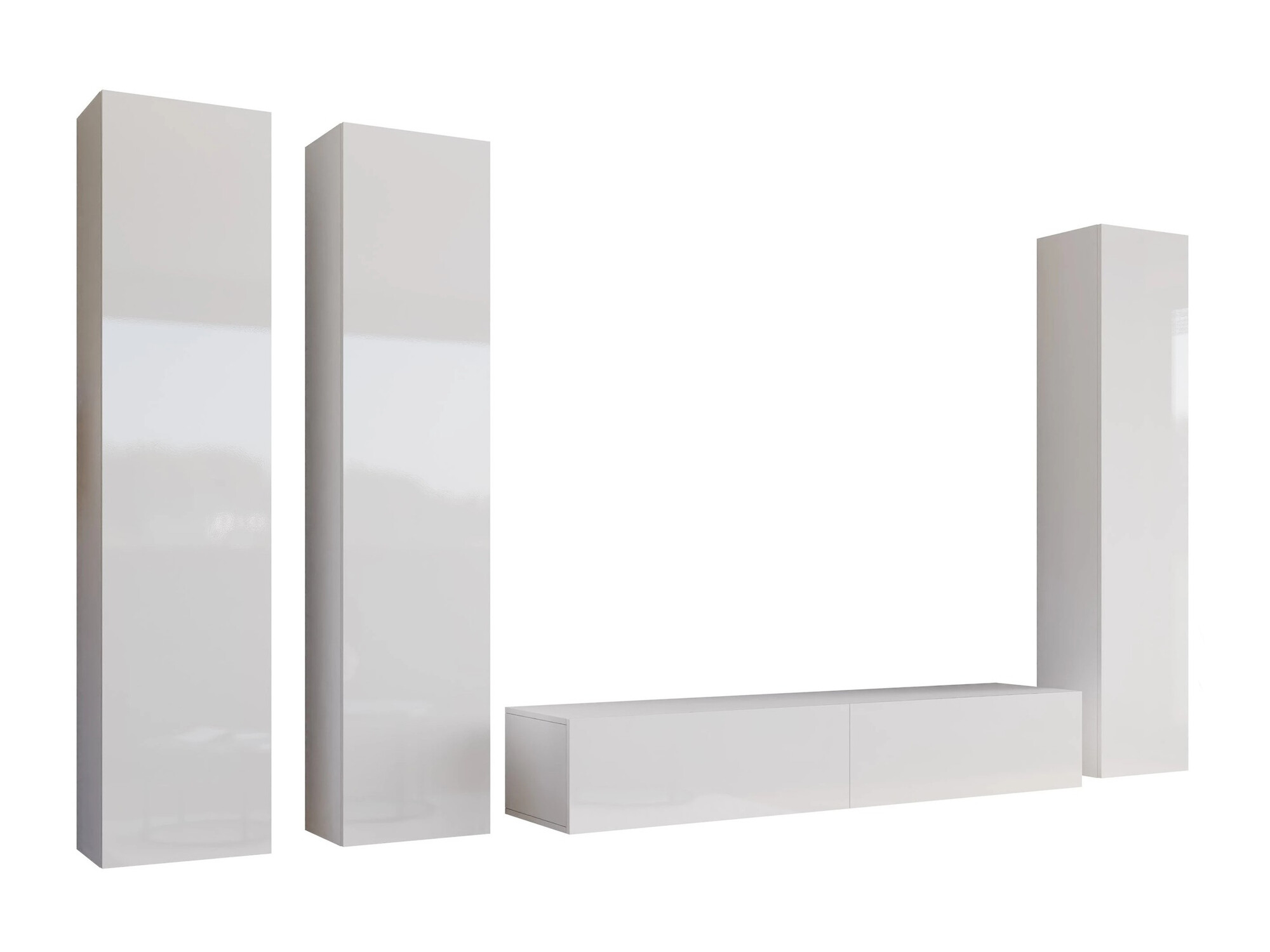 Set de living Venenou 100 (Alb + Alb lucios)