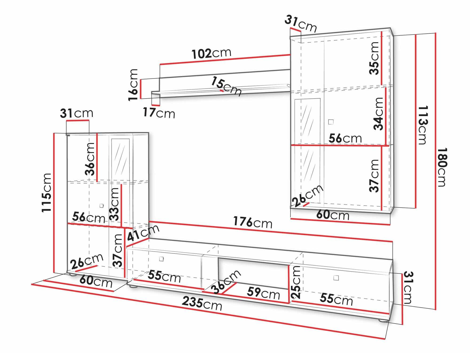 Set de living Tucson 174