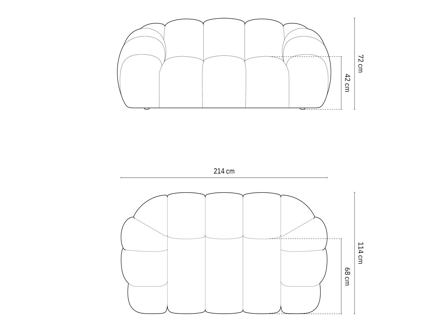 Canapea Cirnolu 100 (Bubble 17)