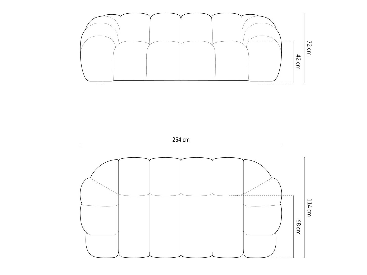 Canapea Cirnolu 101 (Bubble 13)