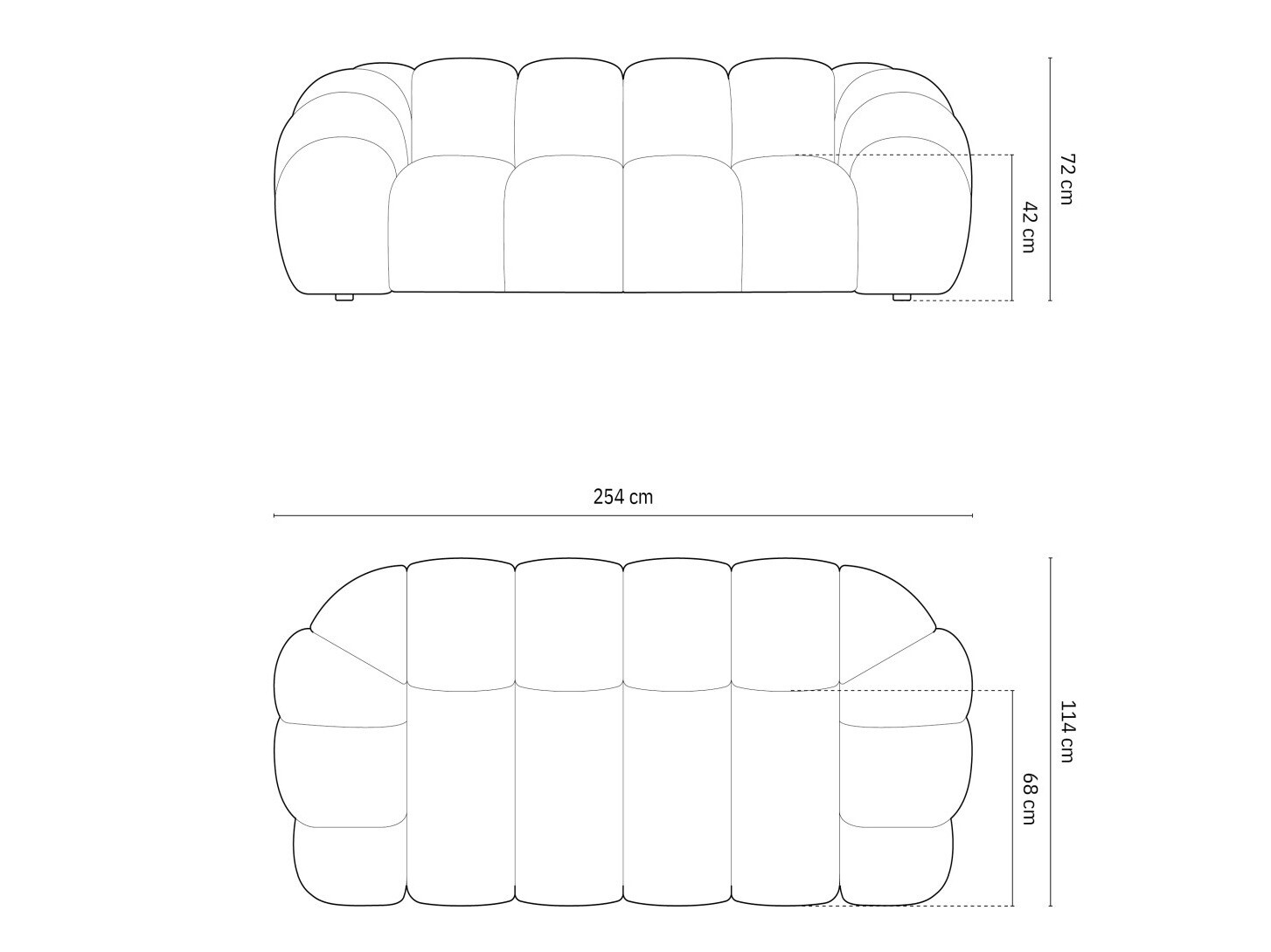 Canapea Cirnolu 101 (Bubble 17)