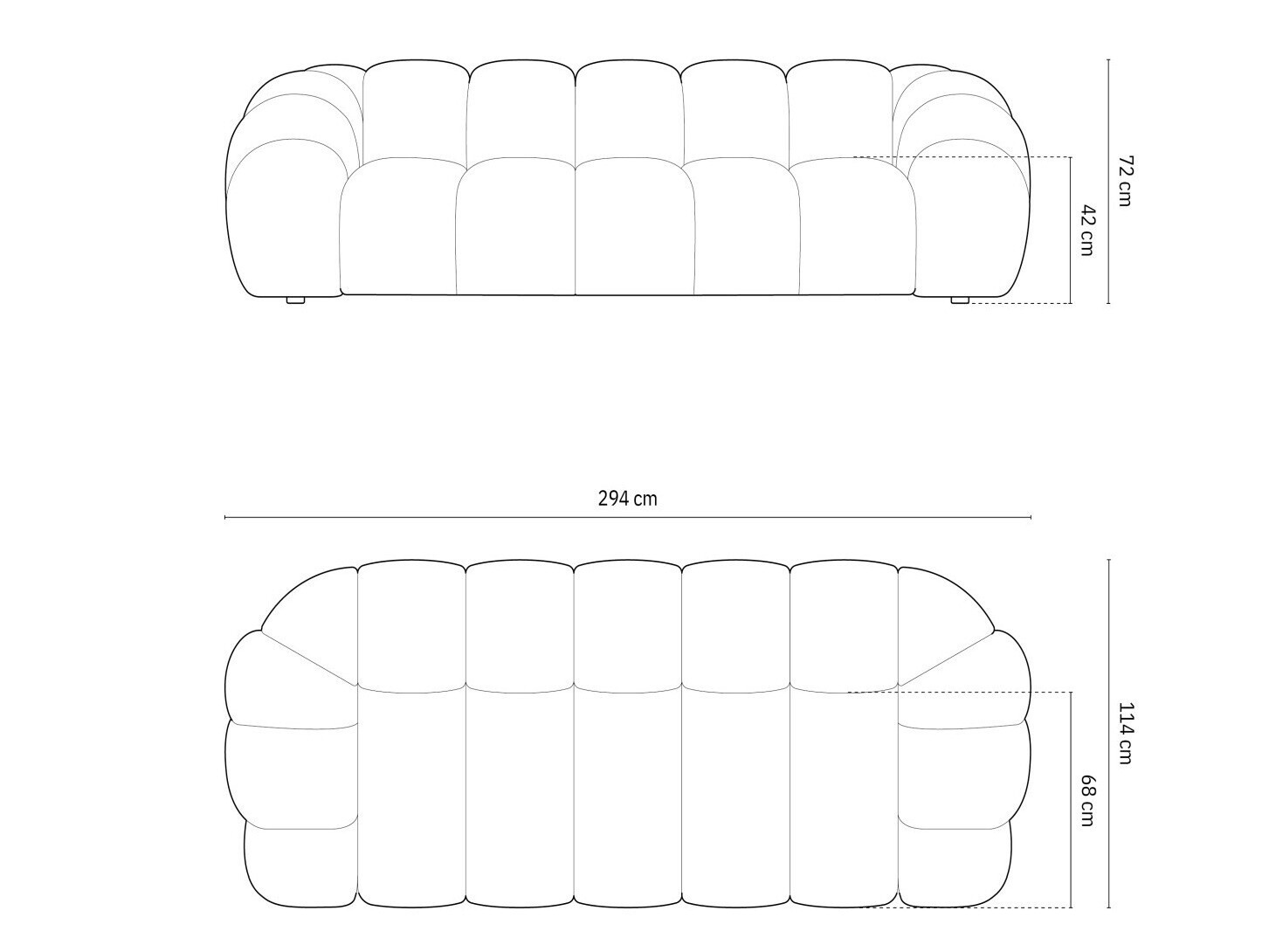 Canapea Cirnolu 102 (Bubble 13)