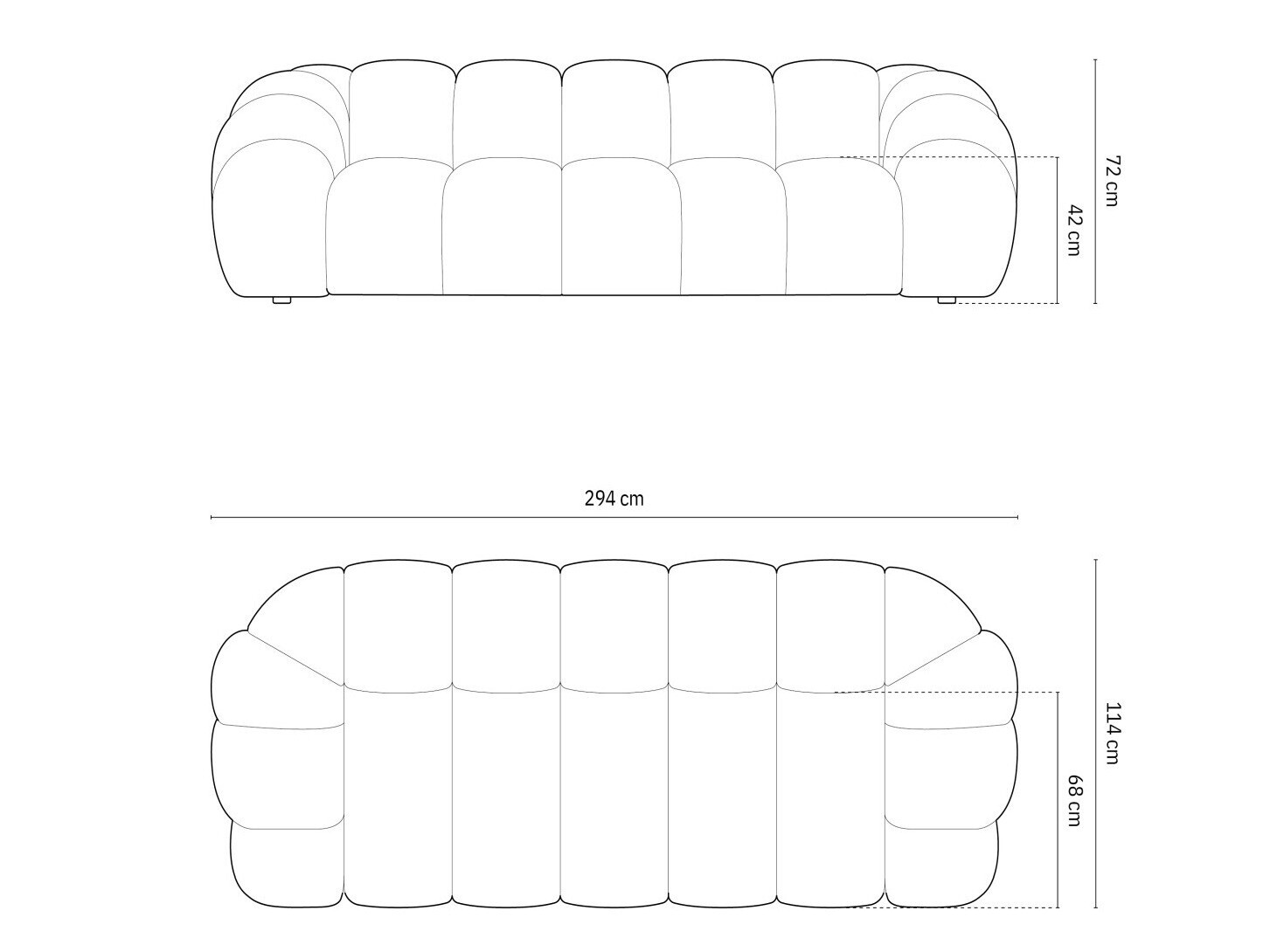 Canapea Cirnolu 102 (Bubble 15)