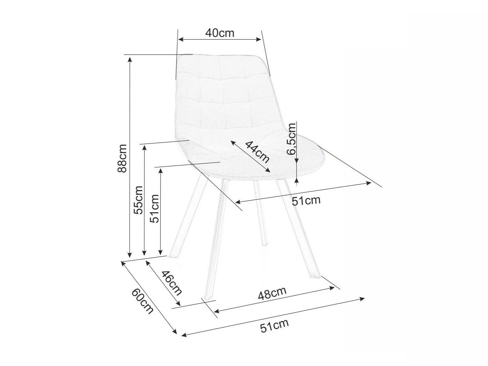 Scaun Detroit 747 (Bej)