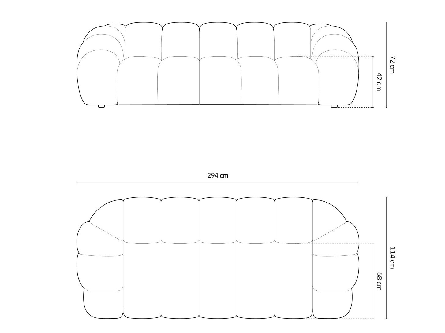 Canapea Cirnolu 102 (Bubble 7)