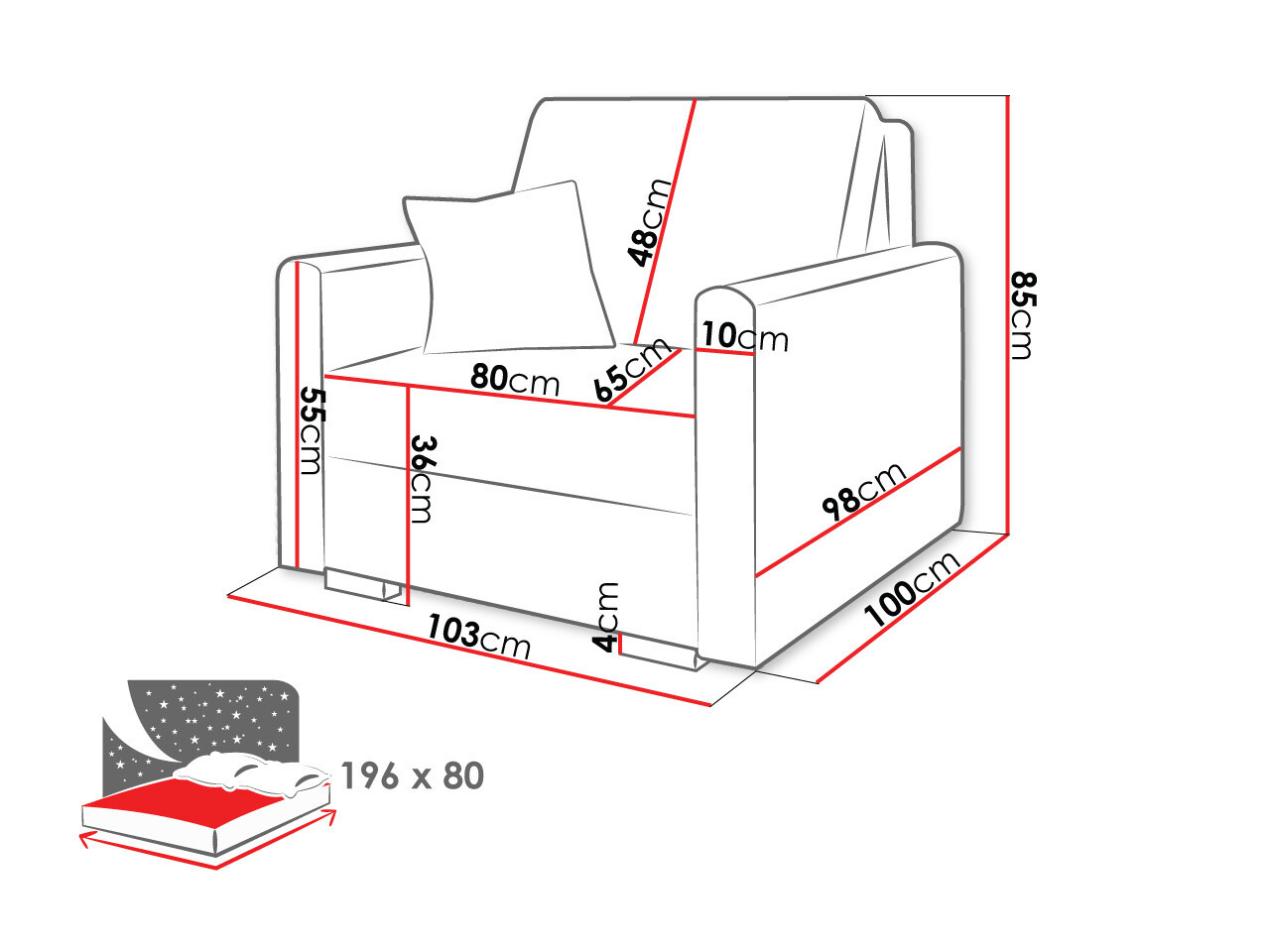Fotoliu Solrin I (Tilia 17)