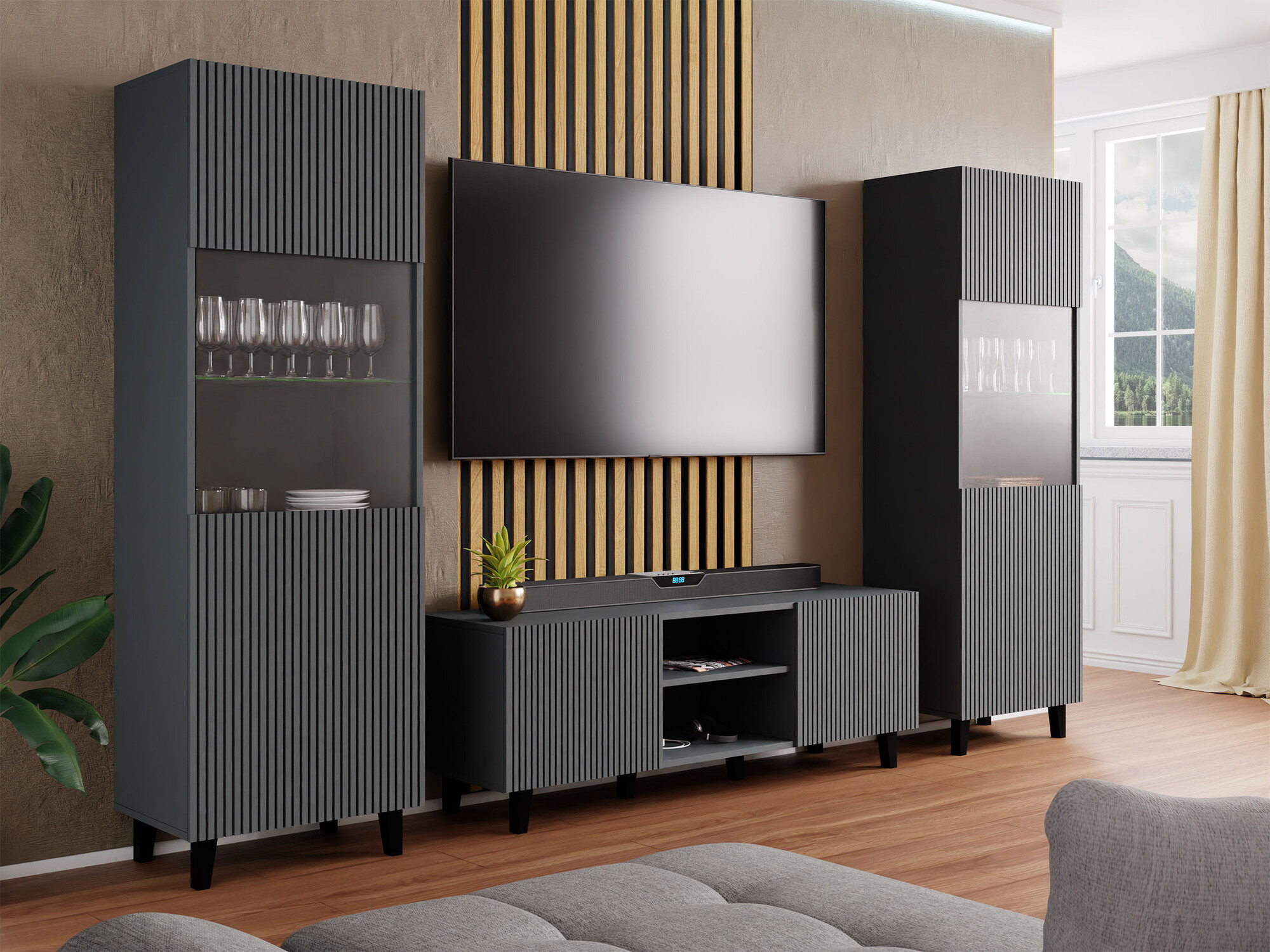 Set camera de zi Remeta 110 (Antracit)