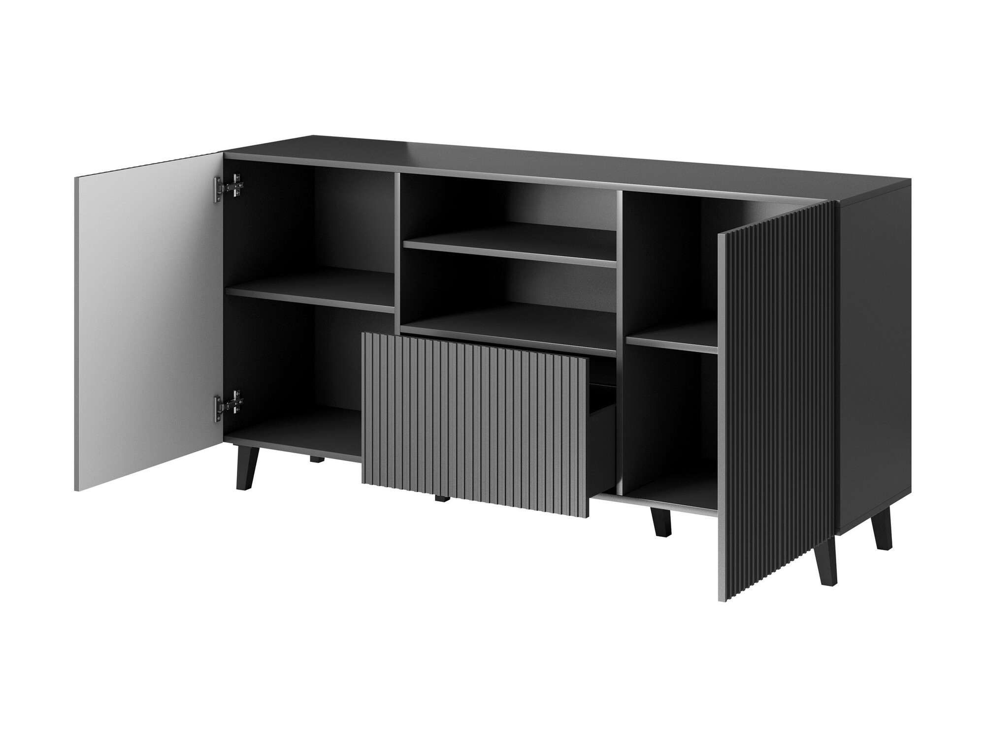 Set de living Comes I (Antracit)
