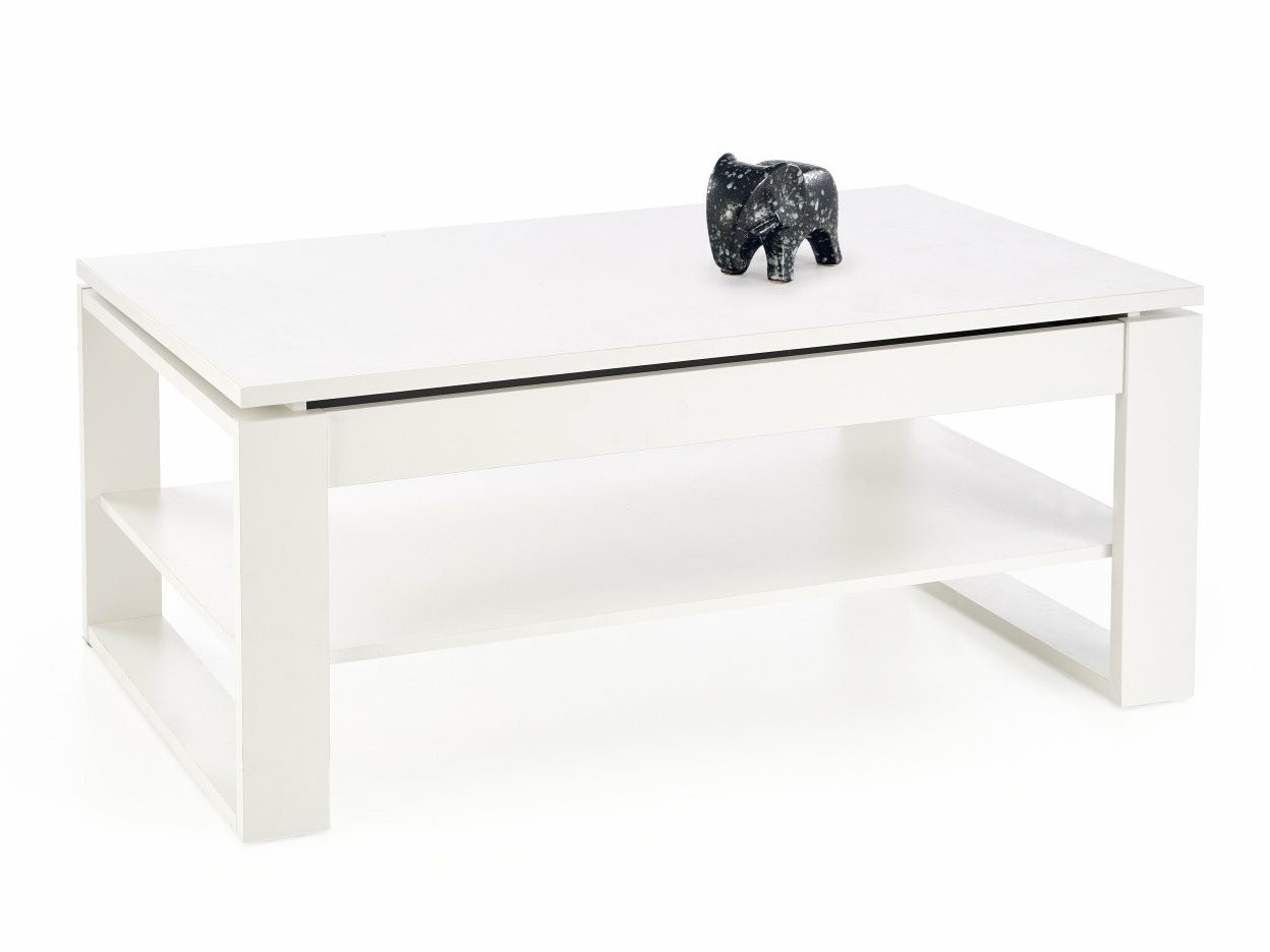 Măsuță de cafea extensibilă Houston 1959 (Alb)