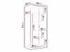 Dulap Comfivo Larmire 122 (Alb)