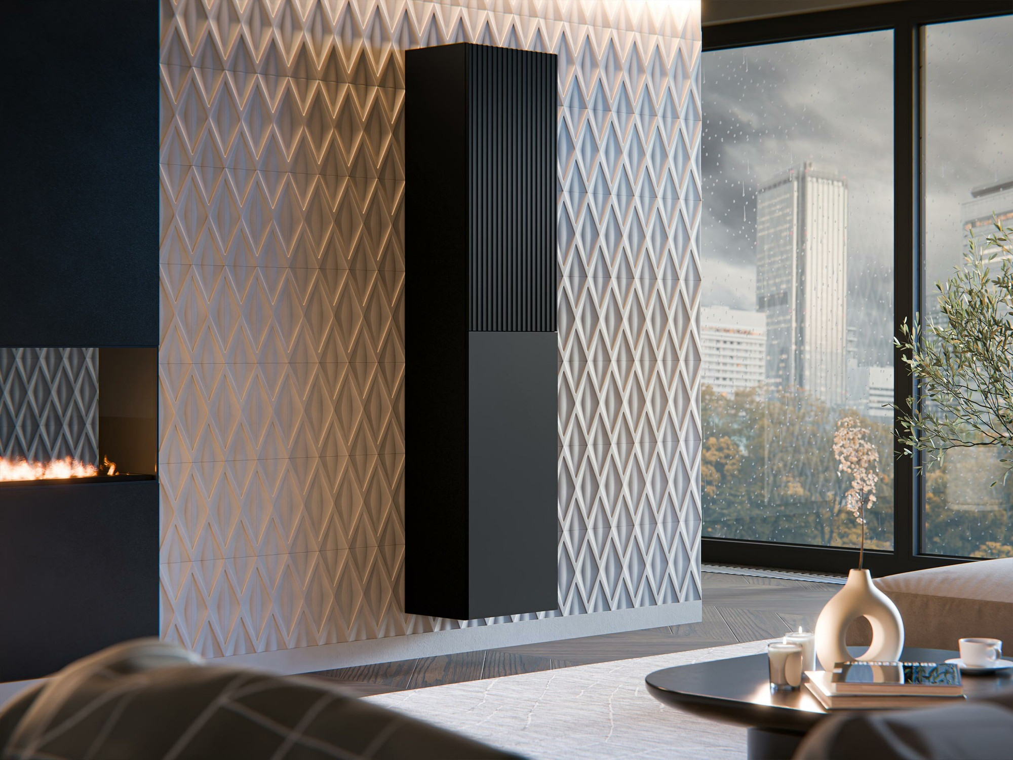 Raft de perete Species (Negru)