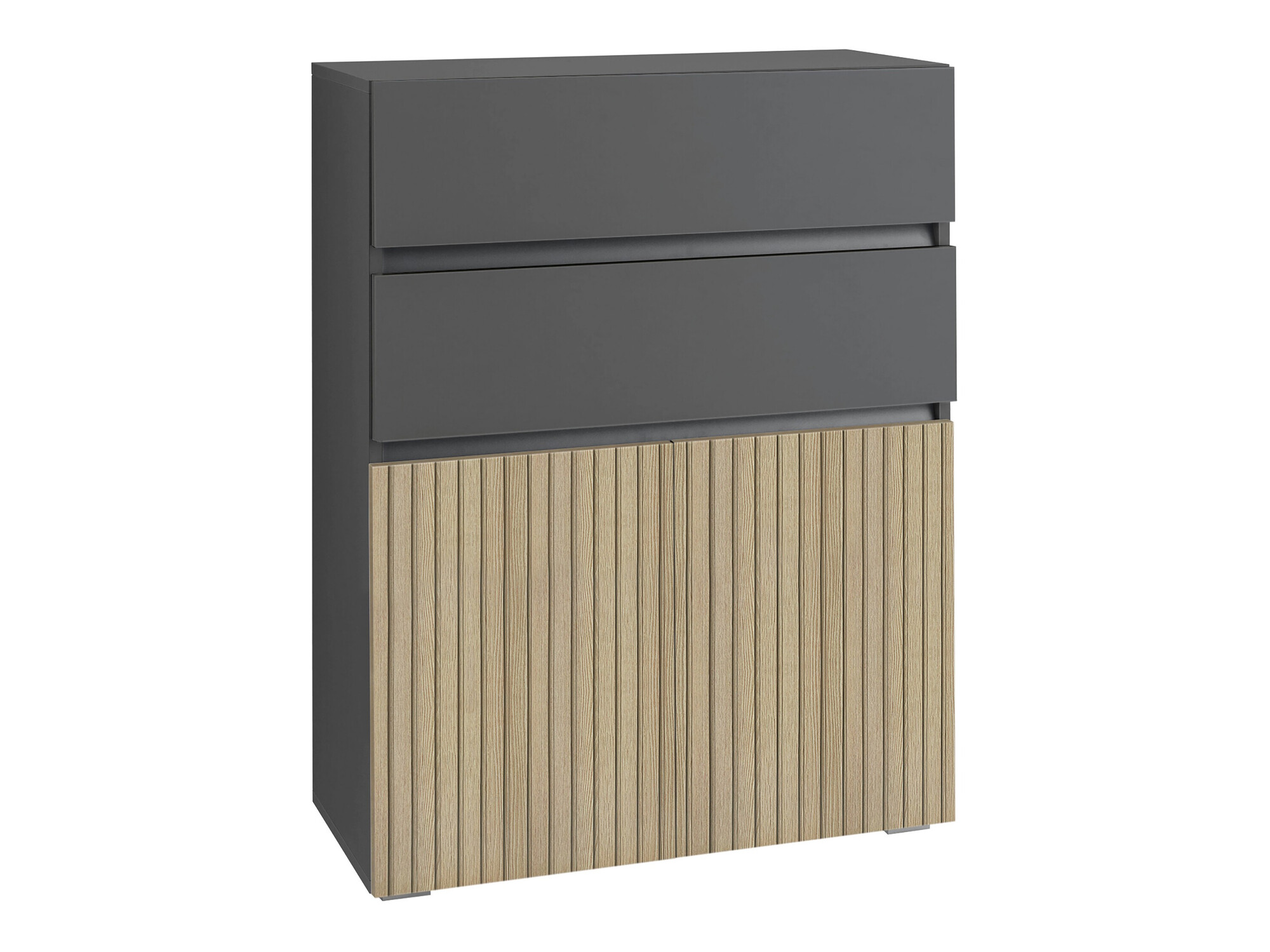 Cabinet de baie neancorat Soncamu 101 (Antracit + Stejar deschis)