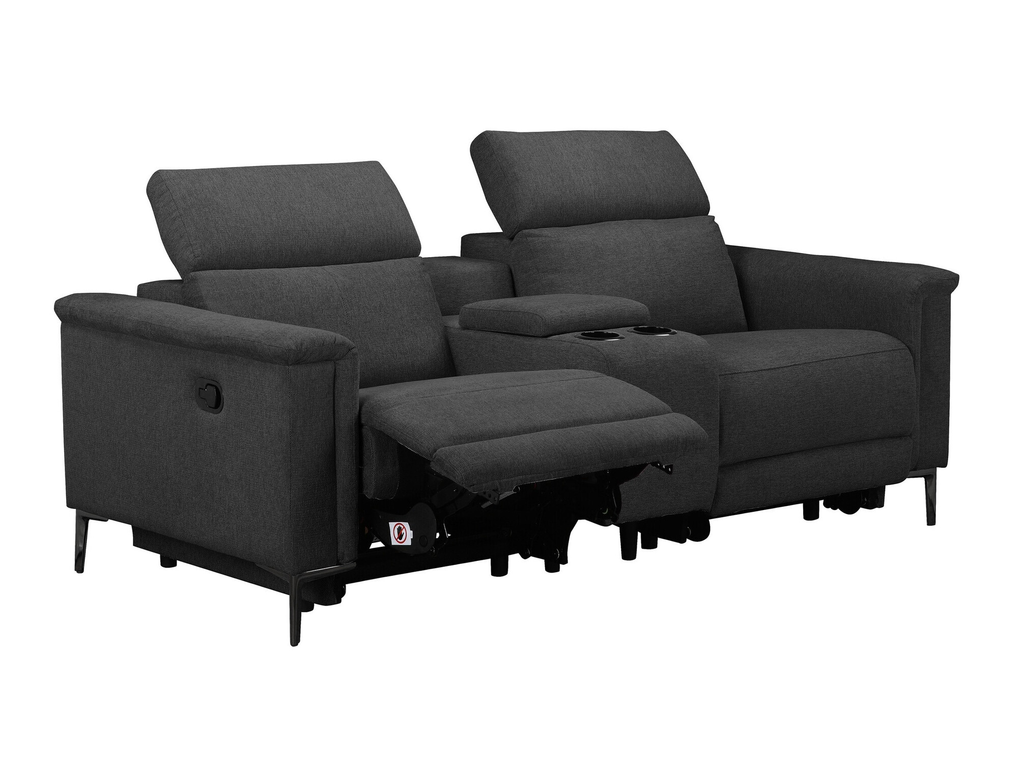 Canapea recliner Evamare 101 (Gri inchis)