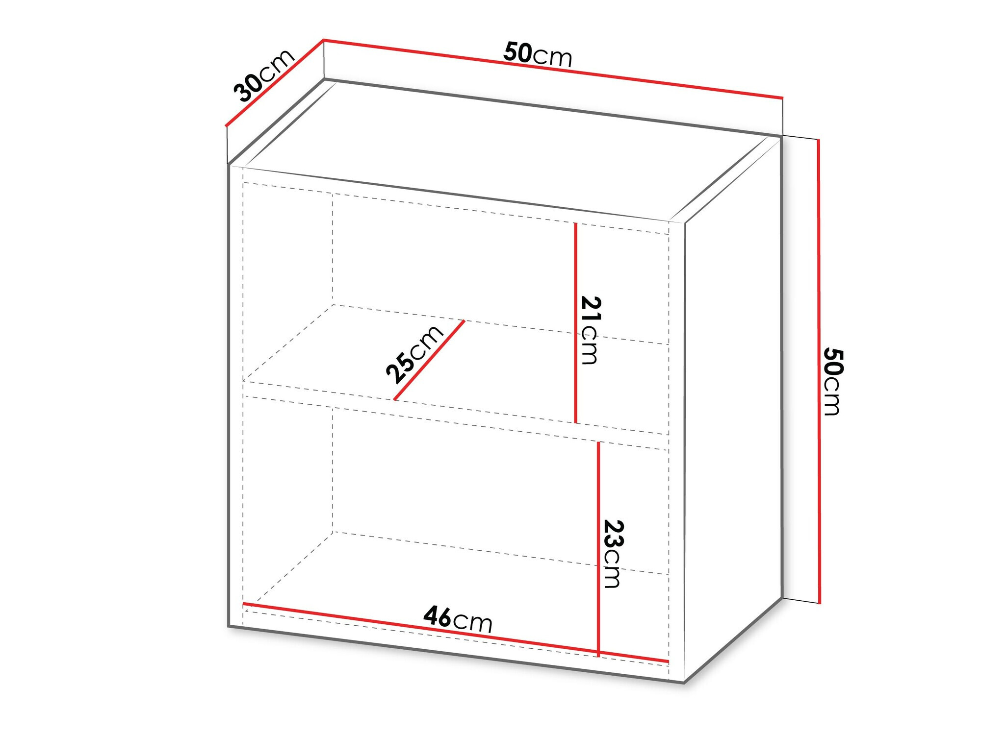 Dulap de perete Species (Negru + Stejar Wotan)