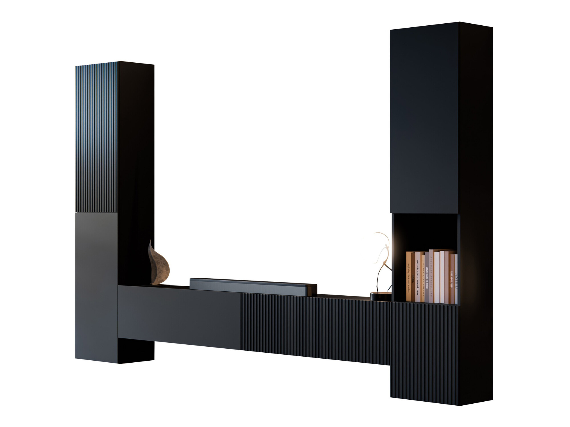 Set de living Species I (Negru)