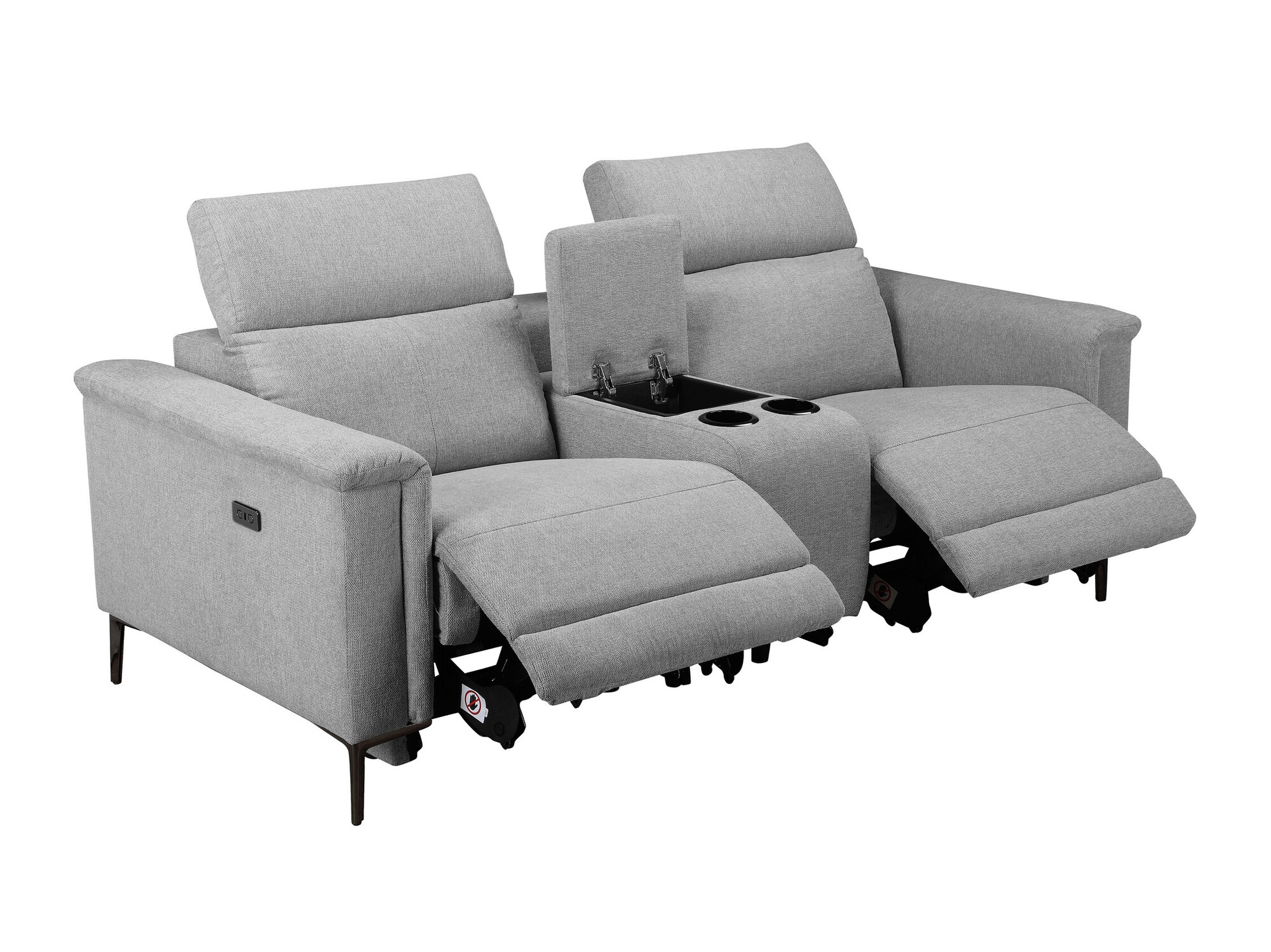 Canapea recliner Denton 1468 (Gri)