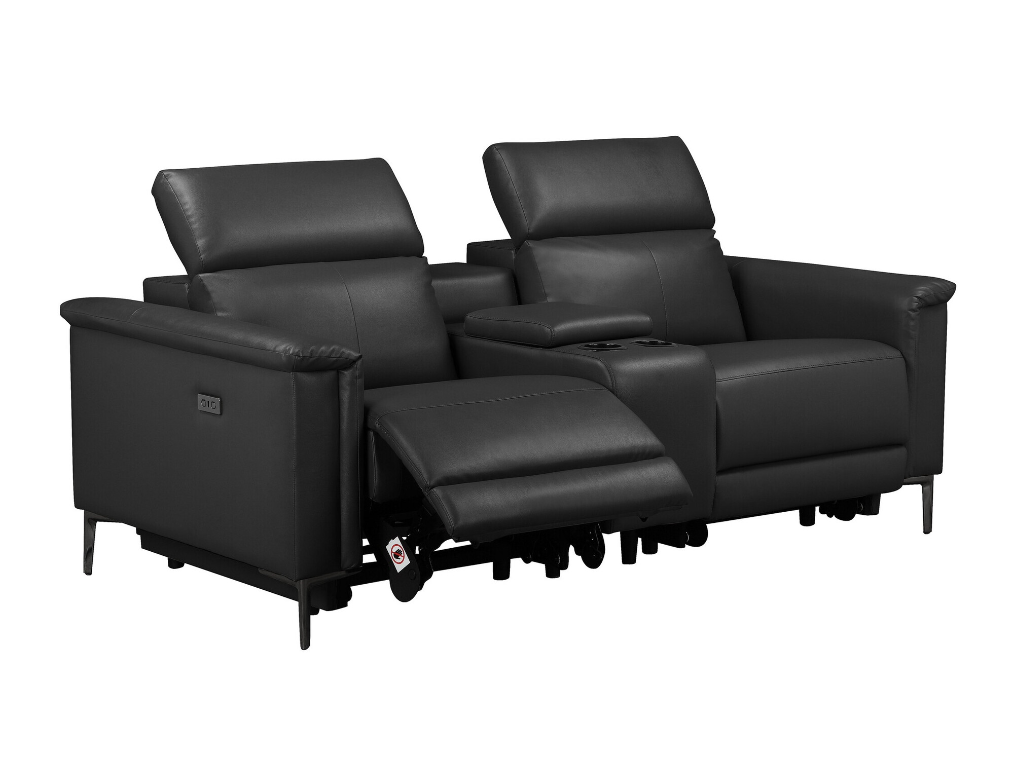 Canapea recliner Denton 1468 (Negru)