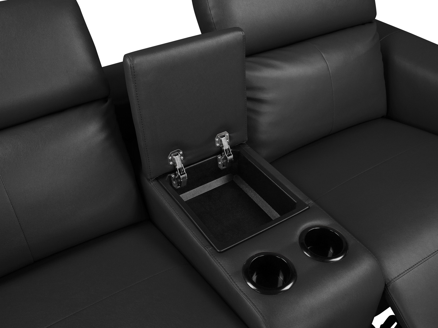 Canapea recliner Denton 1468 (Negru)