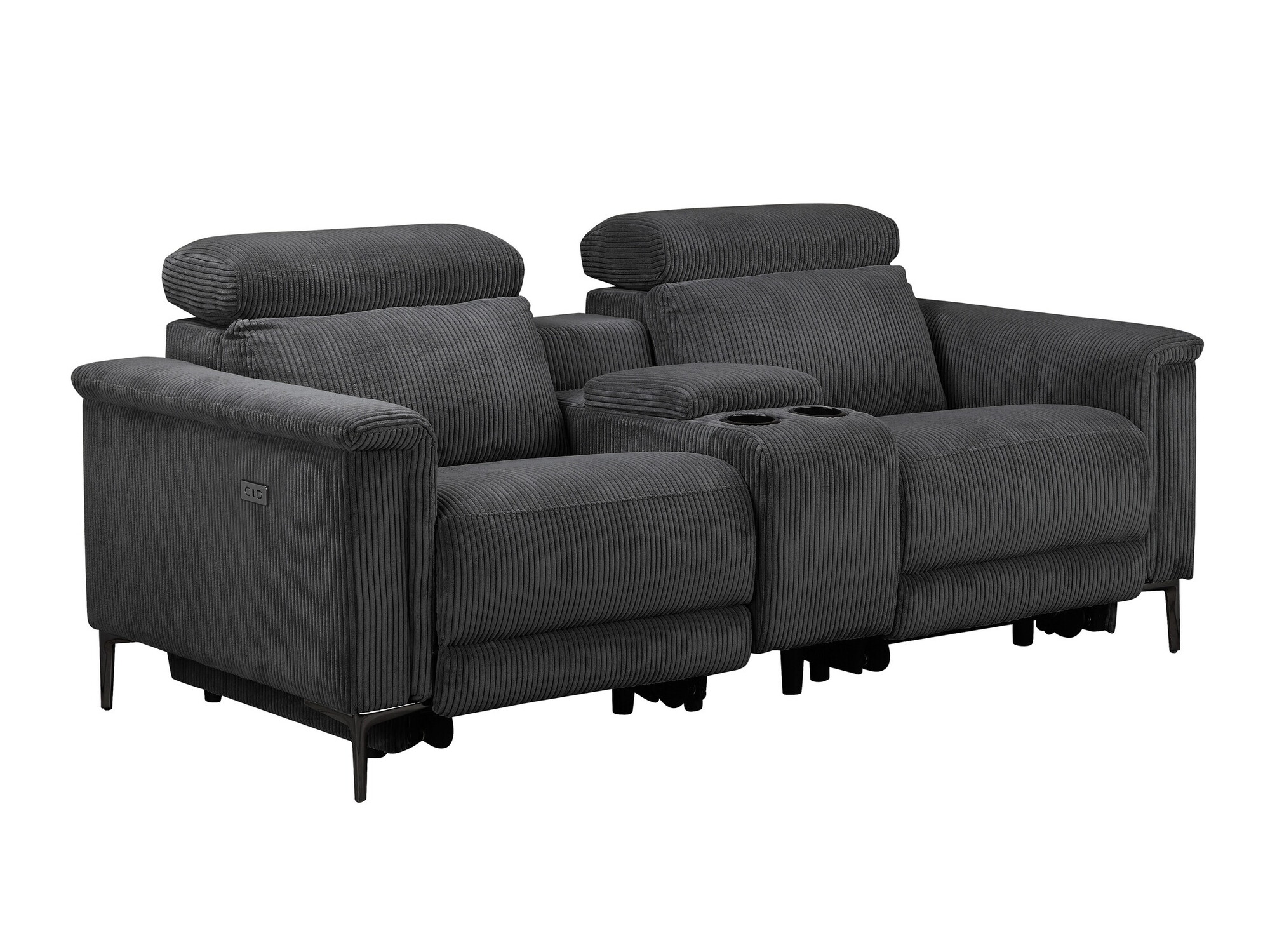 Canapea recliner Evamare 108 (Antracit)