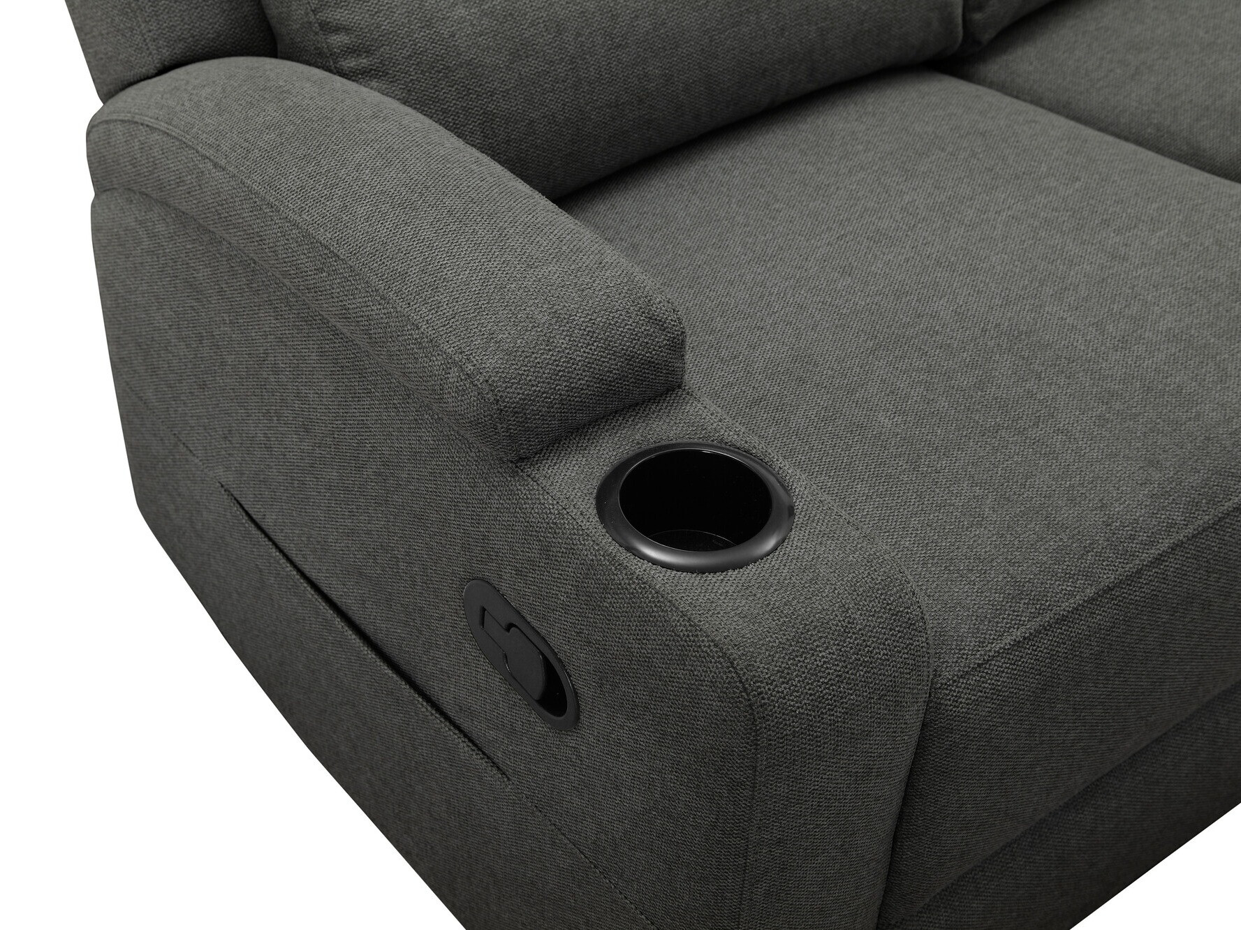 Colțar cu recliner Denton 1368 (Antracit)