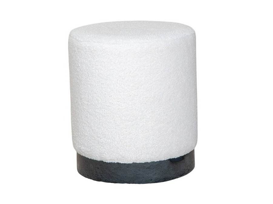 Taburet Dallas 2936 (Alb + Negru lucios)