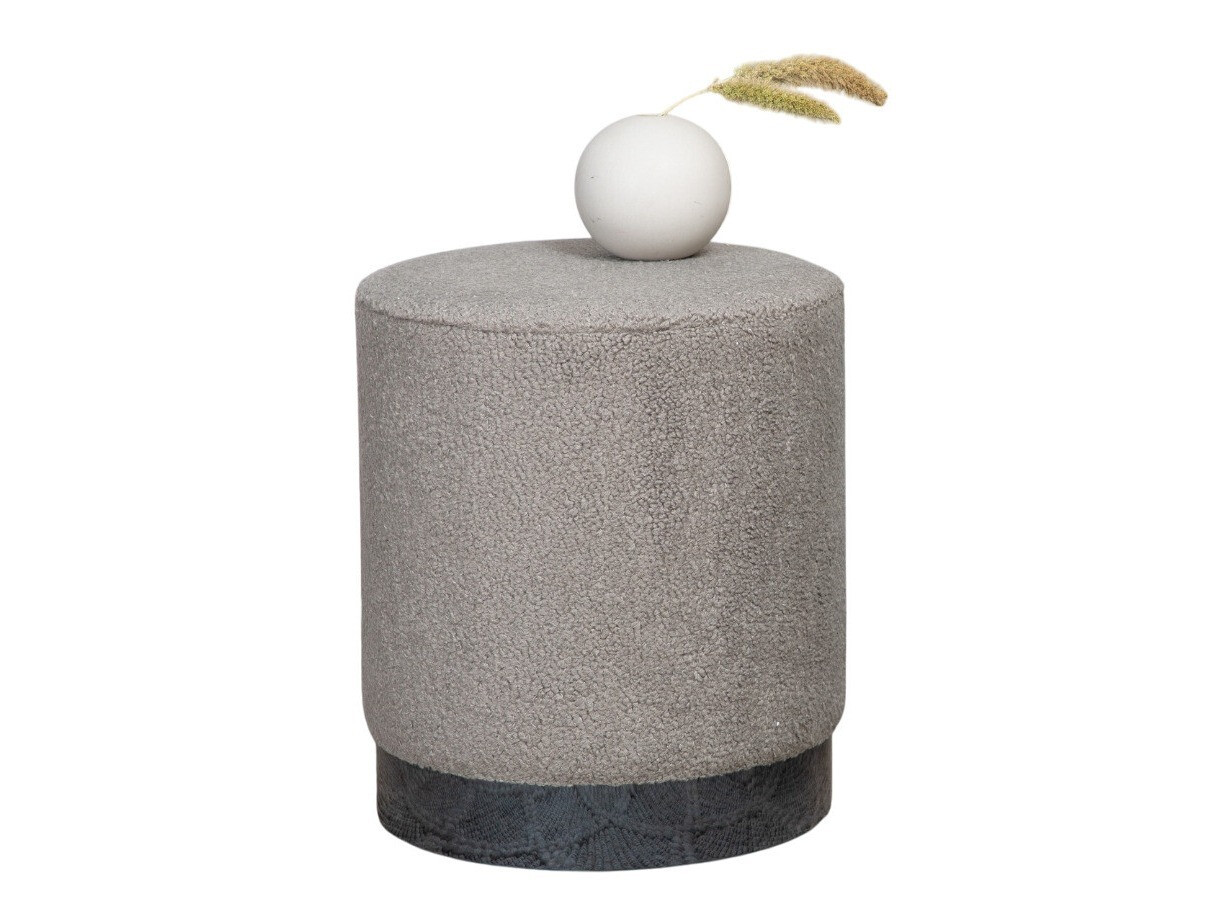 Taburet Dallas 2936 (Gri + Negru lucios)