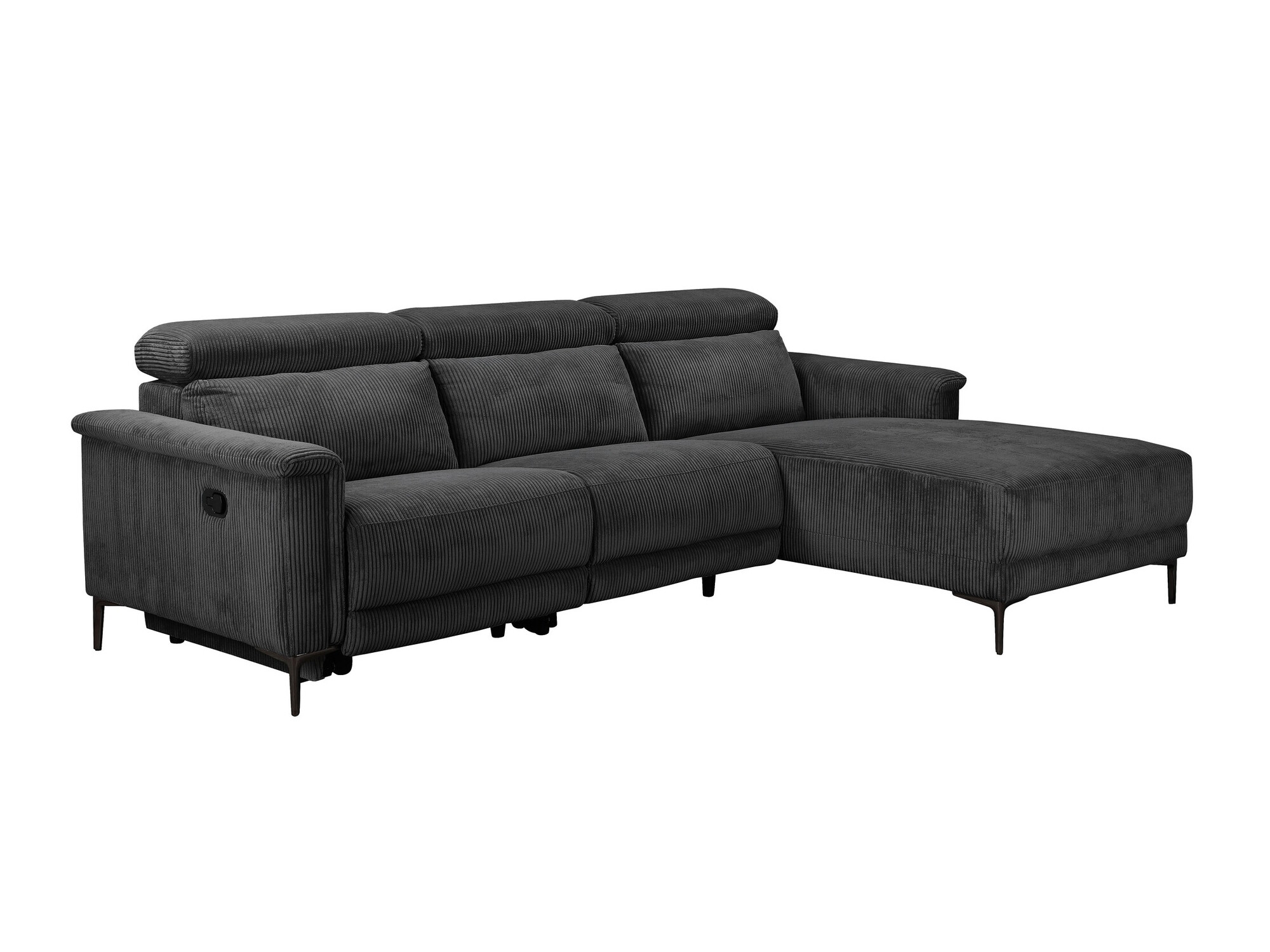 Colțar cu recliner Evamare 102 (Antracit)
