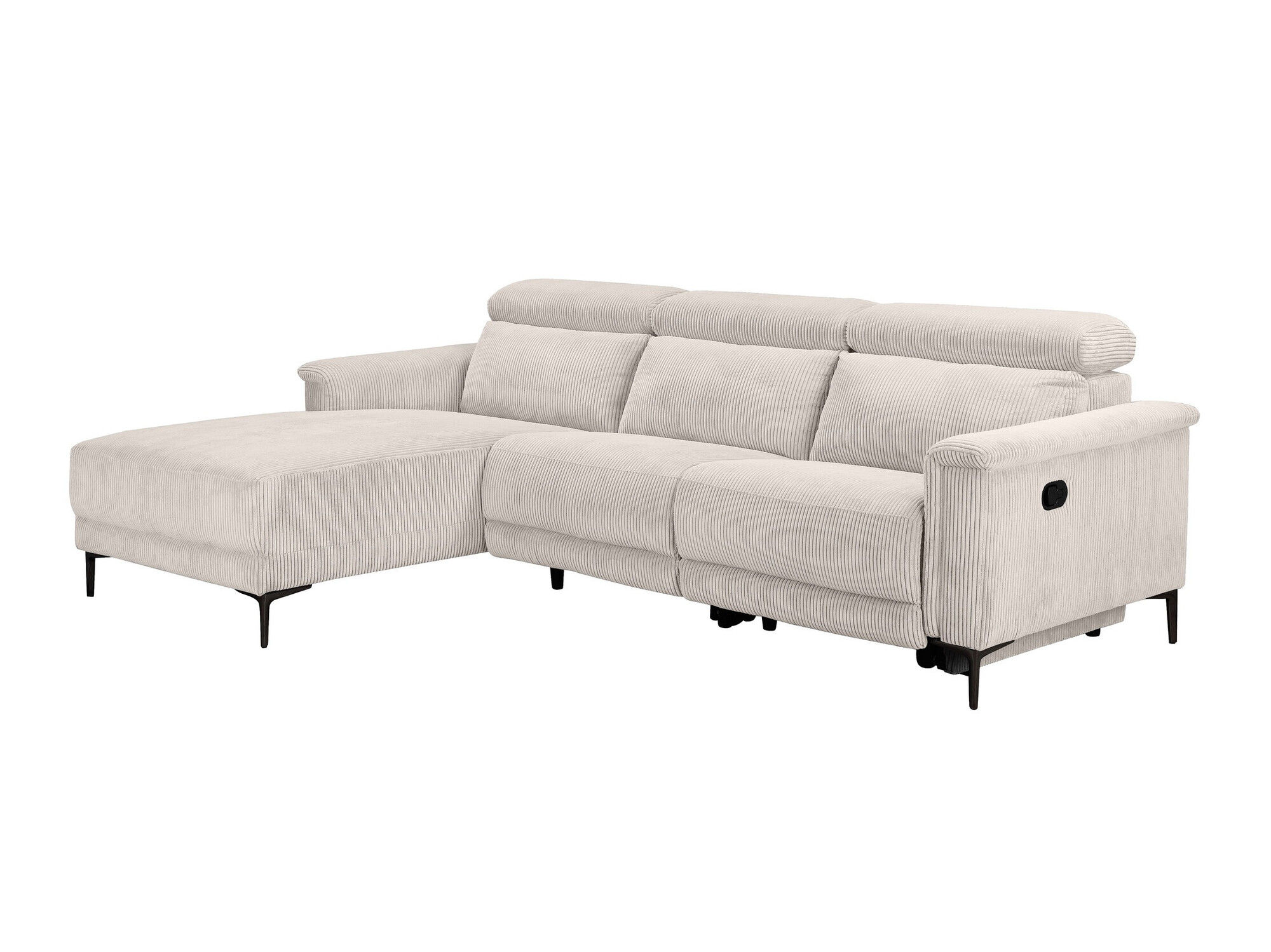 Colțar cu recliner Evamare 102 (Crem)