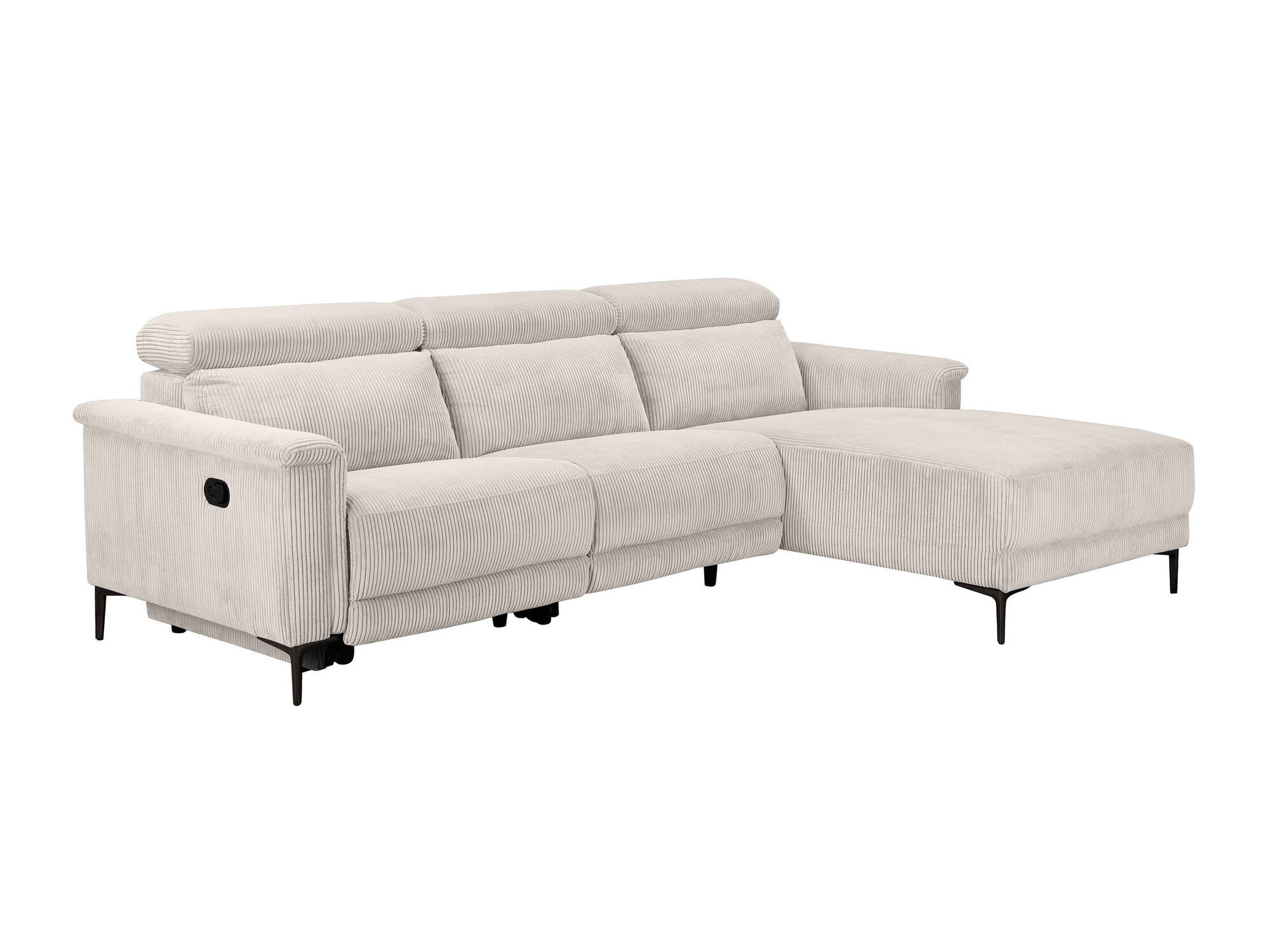 Colțar cu recliner Evamare 102 (Crem)