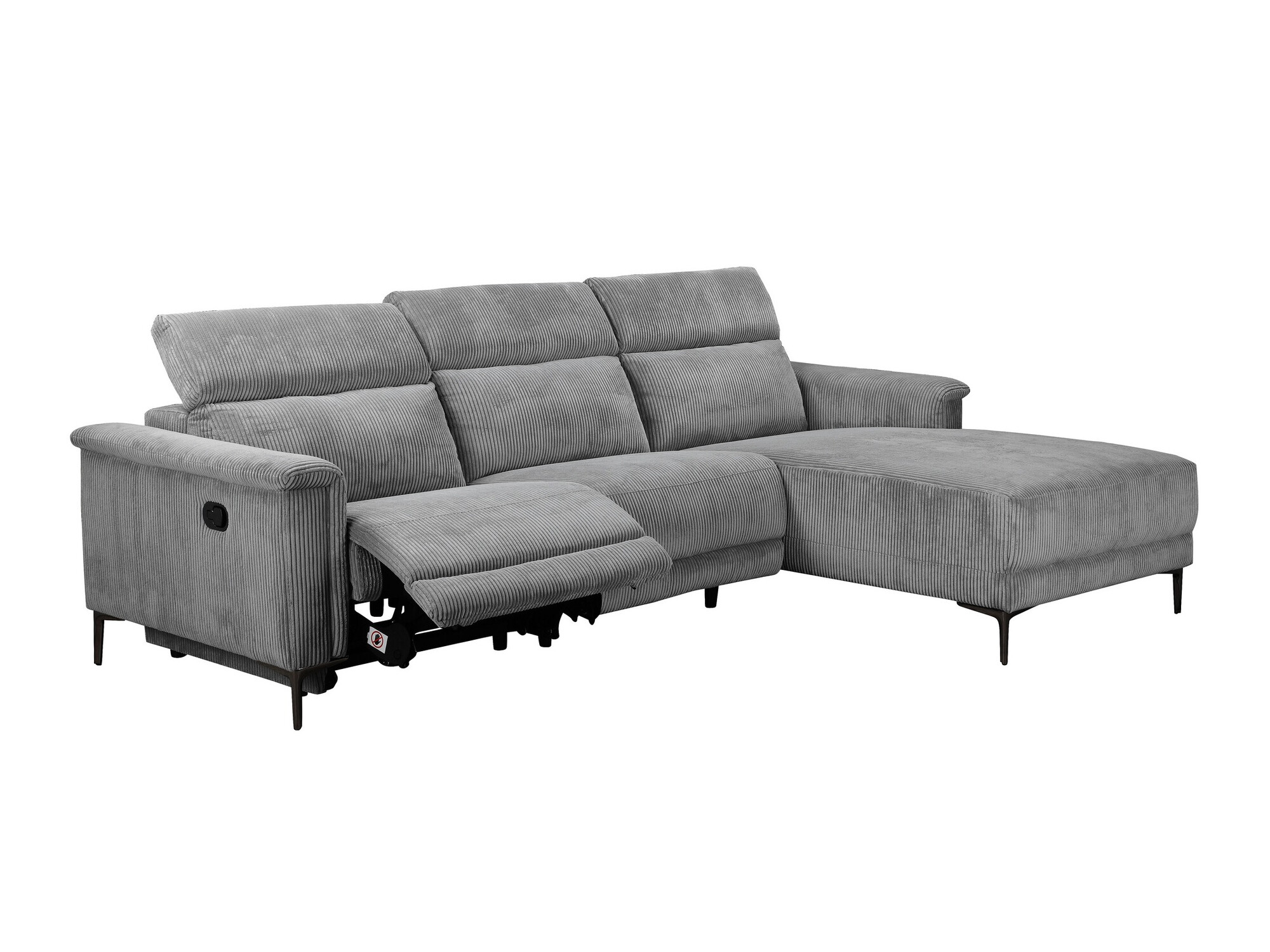 Colțar cu recliner Evamare 102 (Gri)