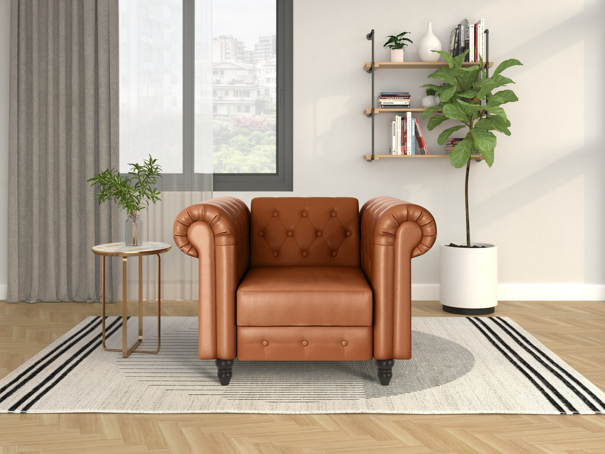 Chesterfield fotoliu Tulsa 630 (Maro deschis)
